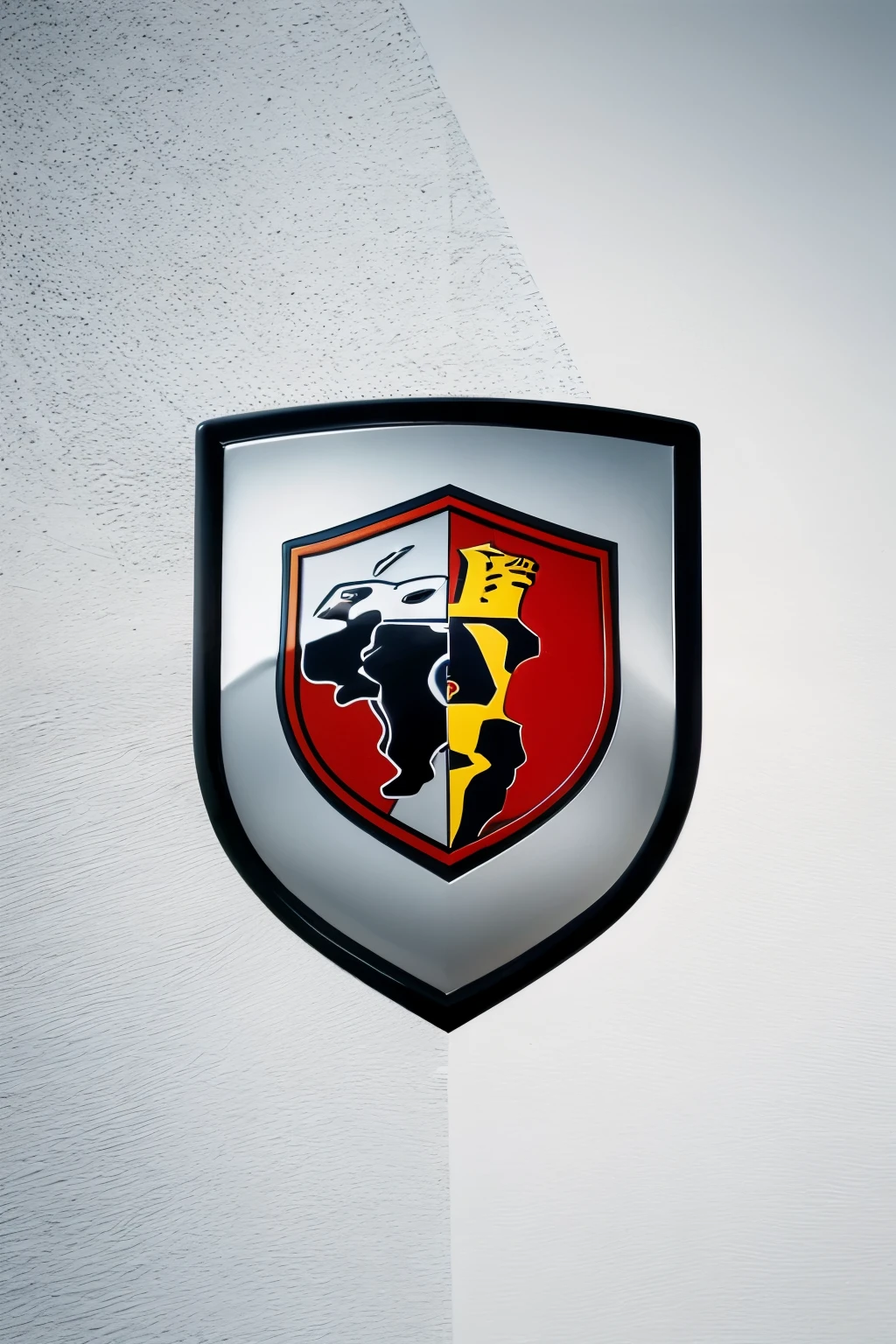 Crea un logotipo usando estas caracteristicas: El logo de porsche, logo de cartoon network, logo de formula 1