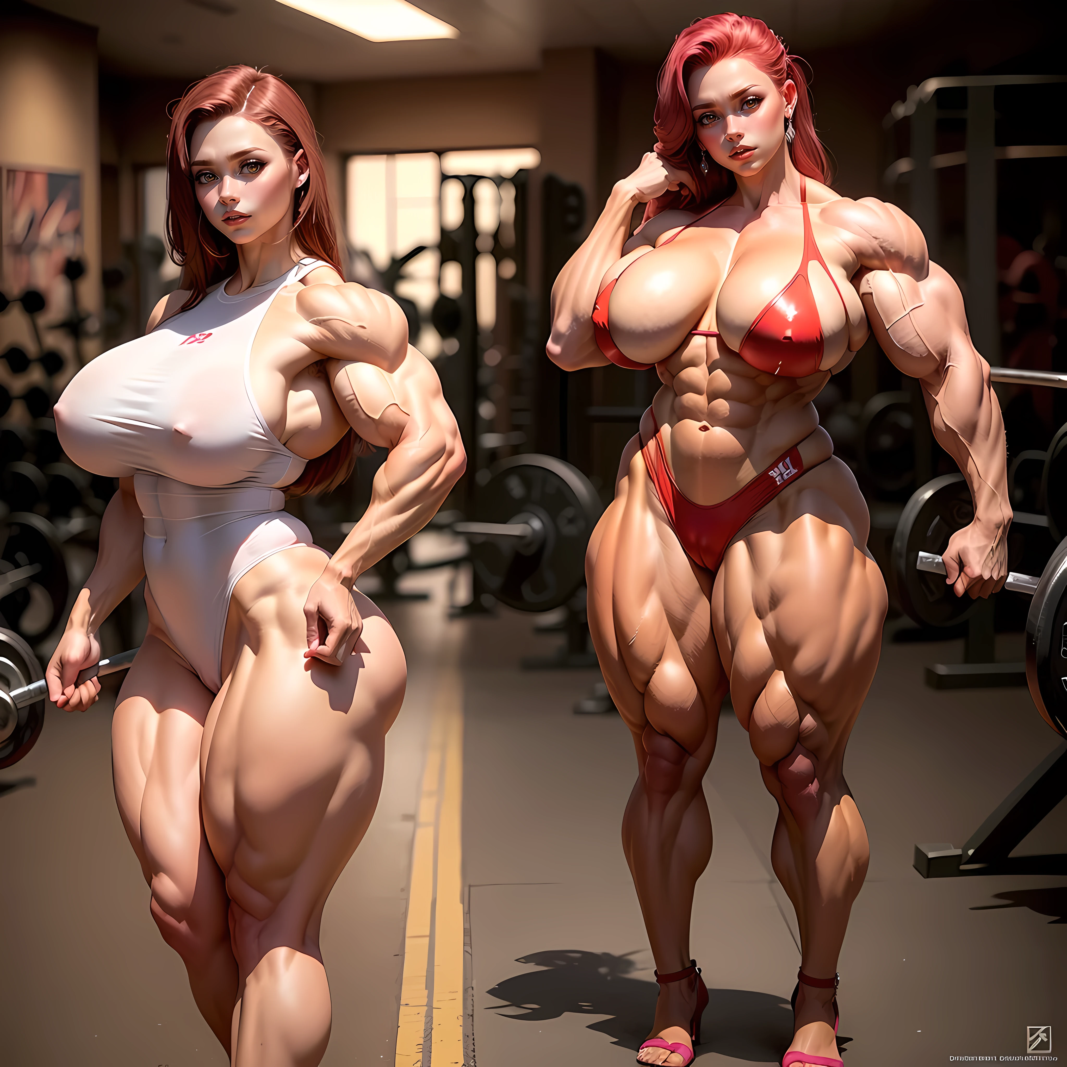 Jessica Rabbit, (((((Massive Female Bodybuilder))))), , (perfect anatomy:1.1), ,
((((Muscular Quadriceps)))), , , 1,
((((Muscular gluteus)))), , ,
((((Huge breasts)))), , ,
1girl, ,((nsfw)), ,Jessica rabbit, excitante, vestido