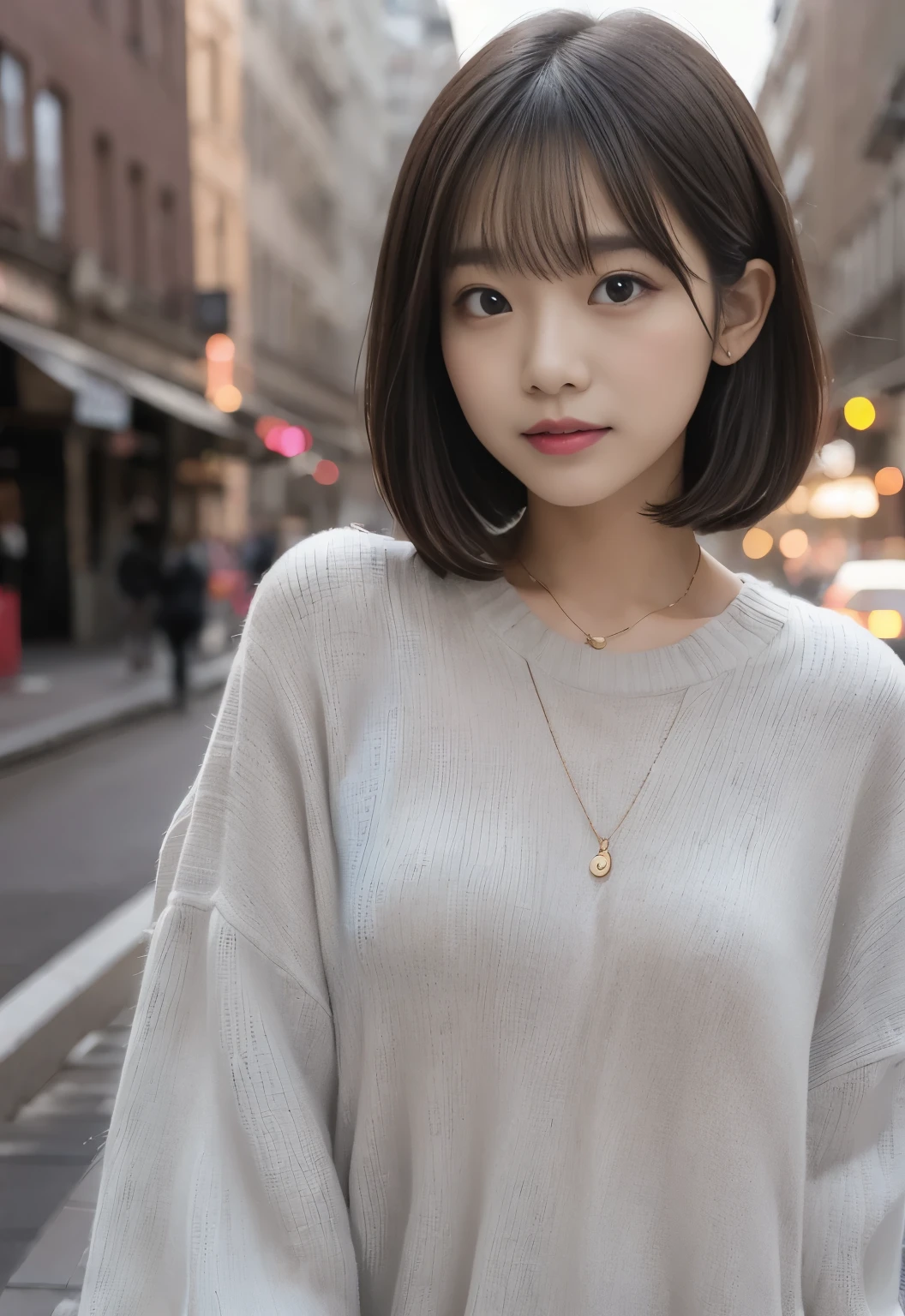 light gray knit