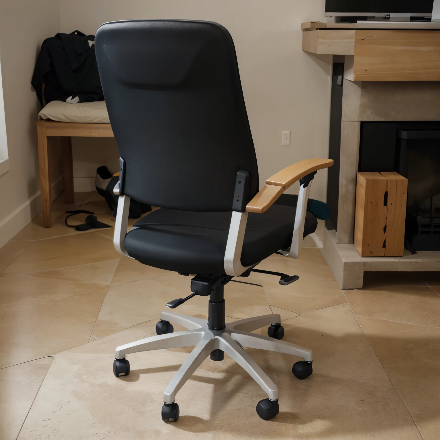 Create a chair with innovation in the back and removable backrest. Para salir por atras