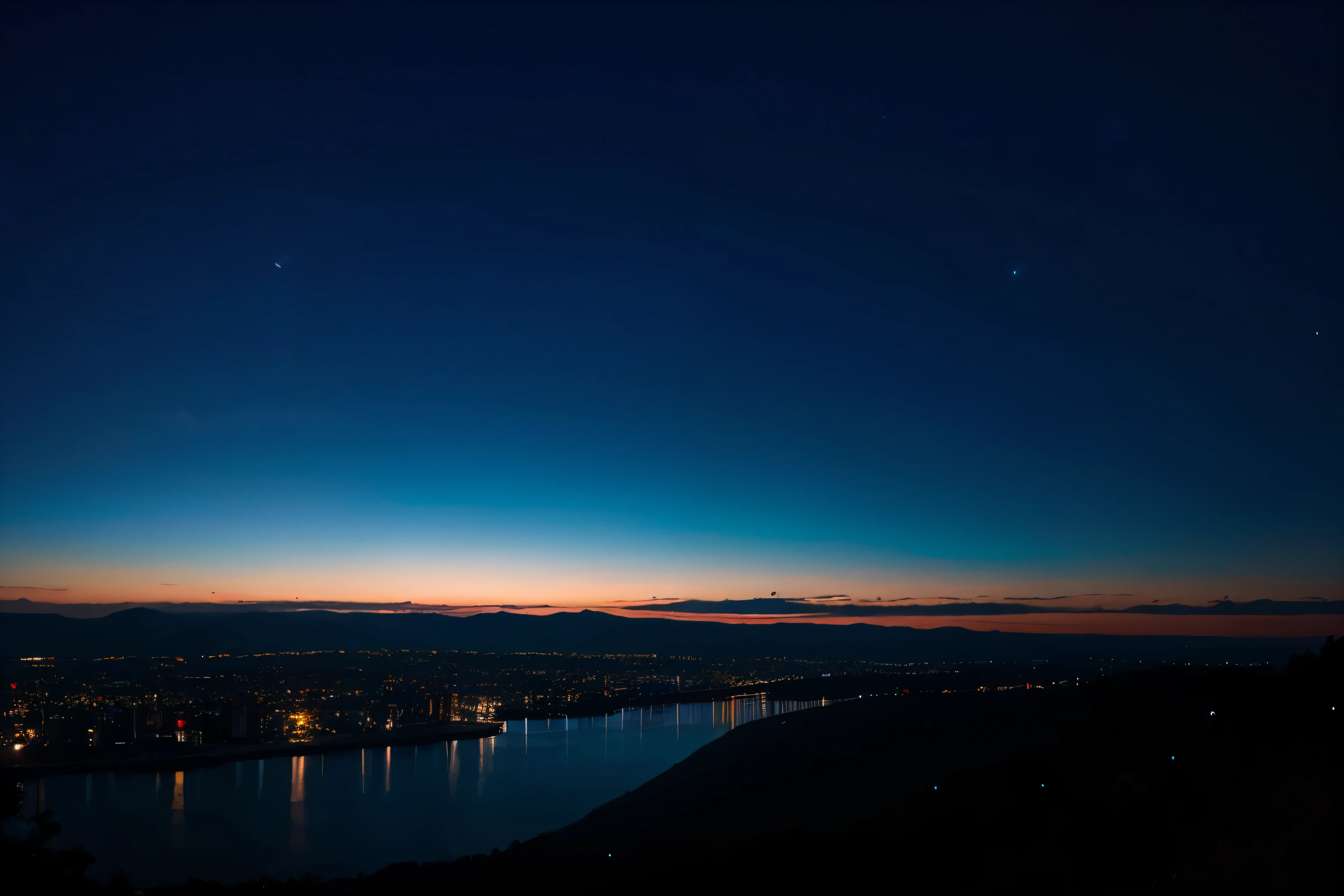 Noctilucent clouds: shimmering, Electric blue clouds that form in the upper atmosphere during twilight..