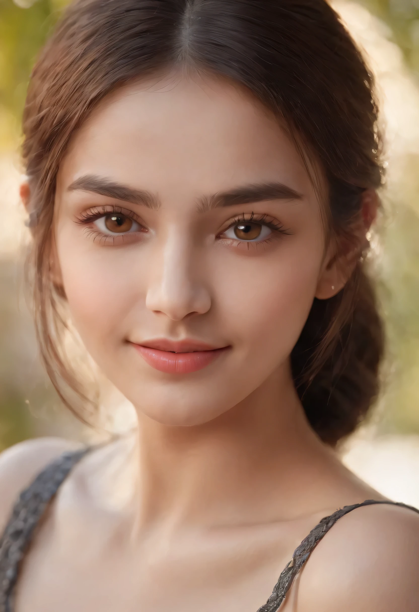 1girl,indian,brown eyes,smiling,(best quality,4k,8k,highres,masterpiece:1.2),ultra-detailed,realistic,photorealistic,beautiful detailed eyes,beautiful detailed lips,extremely detailed eyes and face,longeyelashes illustrations,sharp focus,professional,portrait,fine art,luminous colors,sunlit,soft light,airy color。