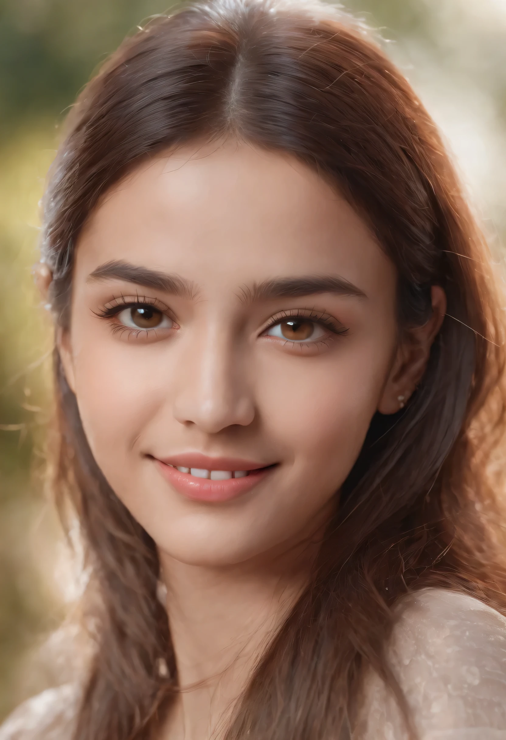 1girl,indian,brown eyes,smiling,(best quality,4k,8k,highres,masterpiece:1.2),ultra-detailed,realistic,photorealistic,beautiful detailed eyes,beautiful detailed lips,extremely detailed eyes and face,longeyelashes illustrations,sharp focus,professional,portrait,fine art,luminous colors,sunlit,soft light,airy color。