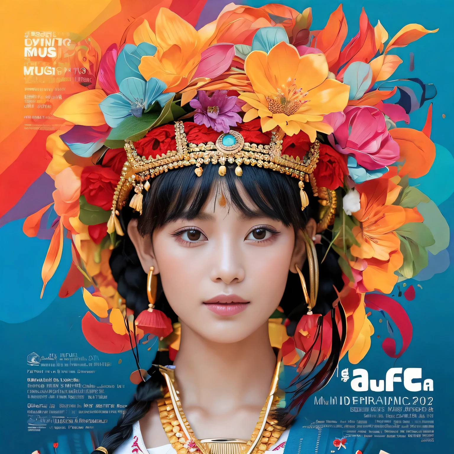 L'image montre une femme hmong portant un ensemble ethnique traditionnel de la province de Guizhou. Elle est vêtue d'une tenue essentiellement noire avec des accents rouges et des décorations argentées élaborées, comprenant une coiffe et un collier en argent. Her black hair is braided and adorned with'accessoires traditionnels des minorités.. Son expression est sérieuse alors qu'elle regarde au loin. La toile de fond peut suggérer un décor extérieur naturel, which adds to the'general elegance and'aura of serenity that'it releases, en complément des éléments ethniques et traditionnels de sa tenue.