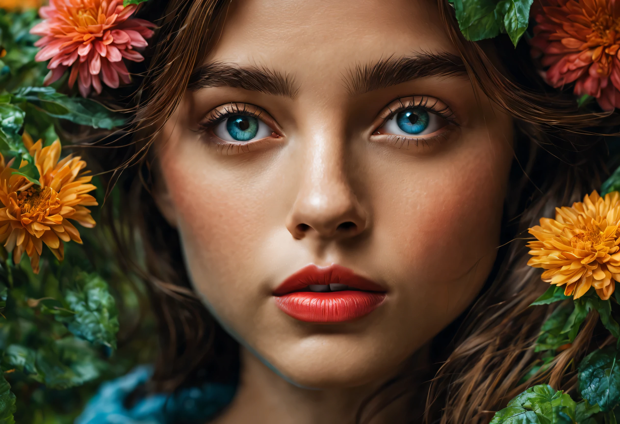 An insanely detailed, hyper-realistic masterpiece in ultra-high resolution (best quality, 8k, highres, masterpiece:1.2). The artwork depicts a vibrant and visually stunning scene inspired by the (2010s Internet) style. The main subject of the painting is a girl with beautiful, detailed eyes, intricate features, and captivating expression. She is surrounded by a breathtaking garden filled with vibrant flowers and lush greenery.
The girl's eyes are mesmerizing, with every intricate detail carefully depicted, emphasizing their depth and beauty. Her lips are also exquisitely portrayed, with a subtle hint of a smile that adds to the overall charm of the artwork. The artist has paid meticulous attention to every aspect of the girl's face, ensuring a lifelike representation.
The scene is bathed in vibrant colors, with a rich and diverse palette that enhances the overall visual impact. The colors are meticulously chosen to create a sense of harmony and convey the artist's vision. The lighting, inspired by studio lighting techniques, is expertly crafted, adding depth and dimension to the entire composition.
The attention to detail in this artwork is astonishing. Every aspect of the girl's appearance, from her perfectly styled hair to the intricate textures of her clothing, is rendered with precision and care. The artist has embraced an ultra-detailed approach, capturing every nuance and texture flawlessly.
The style of the artwork is rooted in hyper-realism, with a strong emphasis on recreating reality with utmost accuracy. It reflects the influence of the (2010s Internet) aesthetic, characterized by vibrant colors, dynamic compositions, and a fusion of digital and traditional art techniques.
To achieve the highest level of realism, the artist has employed the latest technology and techniques, resulting in an image that is indistinguishable from a photograph. The level of sharpness and focus is remarkable, allowing viewers to appreciate even the finest details of the artwork.
Overall, this hyper-realistic masterpiece combines technical skill and artistic vision to create a visually stunning and emotionally captivating piece. The use of vibrant colors, sharp focus, and ultra-detailed rendering transports viewers into a world of beauty and wonder, immersing them in a unique artistic experience.