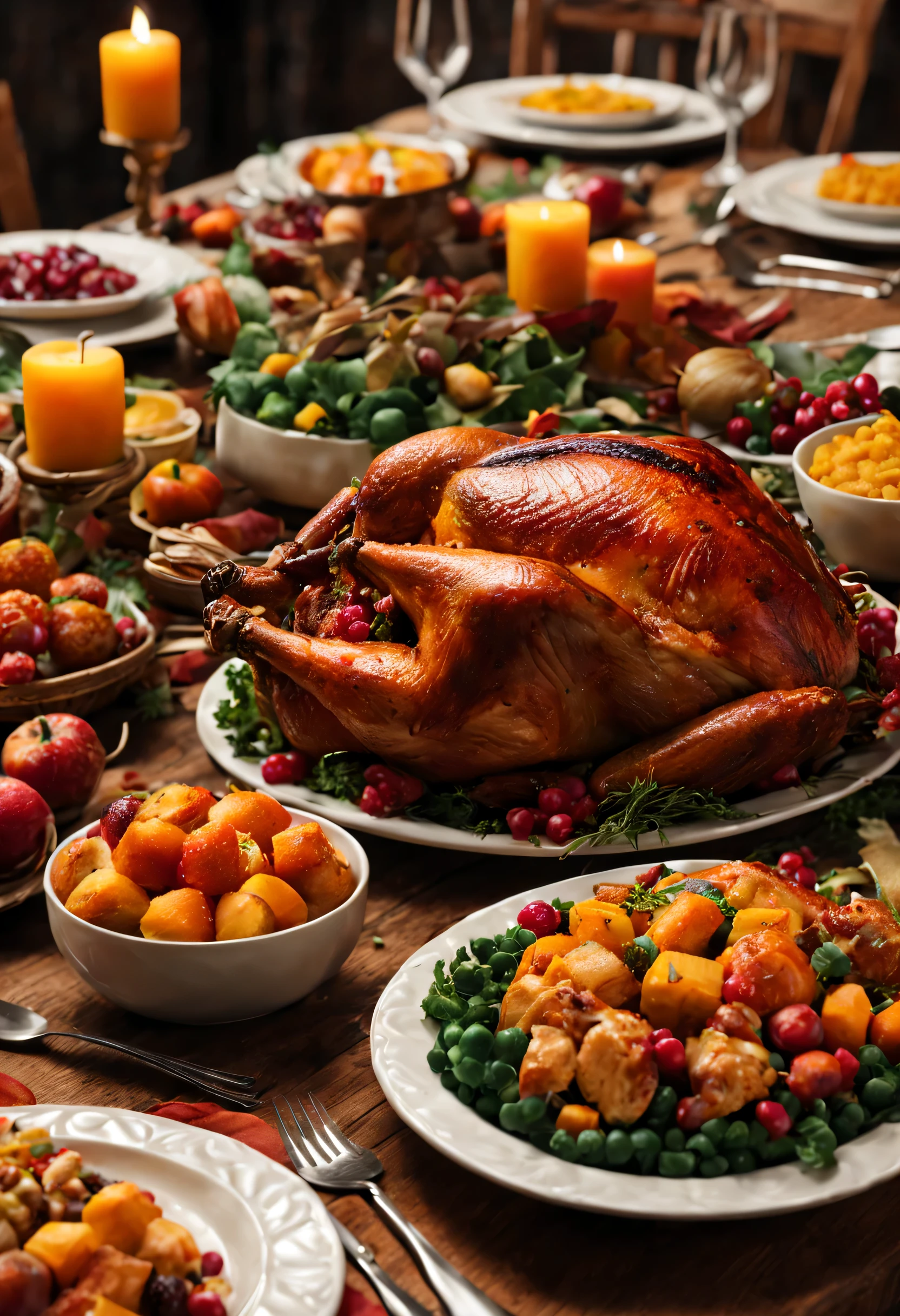 create an image demonstrating the style of ((American Thanksgiving)) style, hyper realism, 8k high definition, vibrant colors, sharp focus, insanely detailed