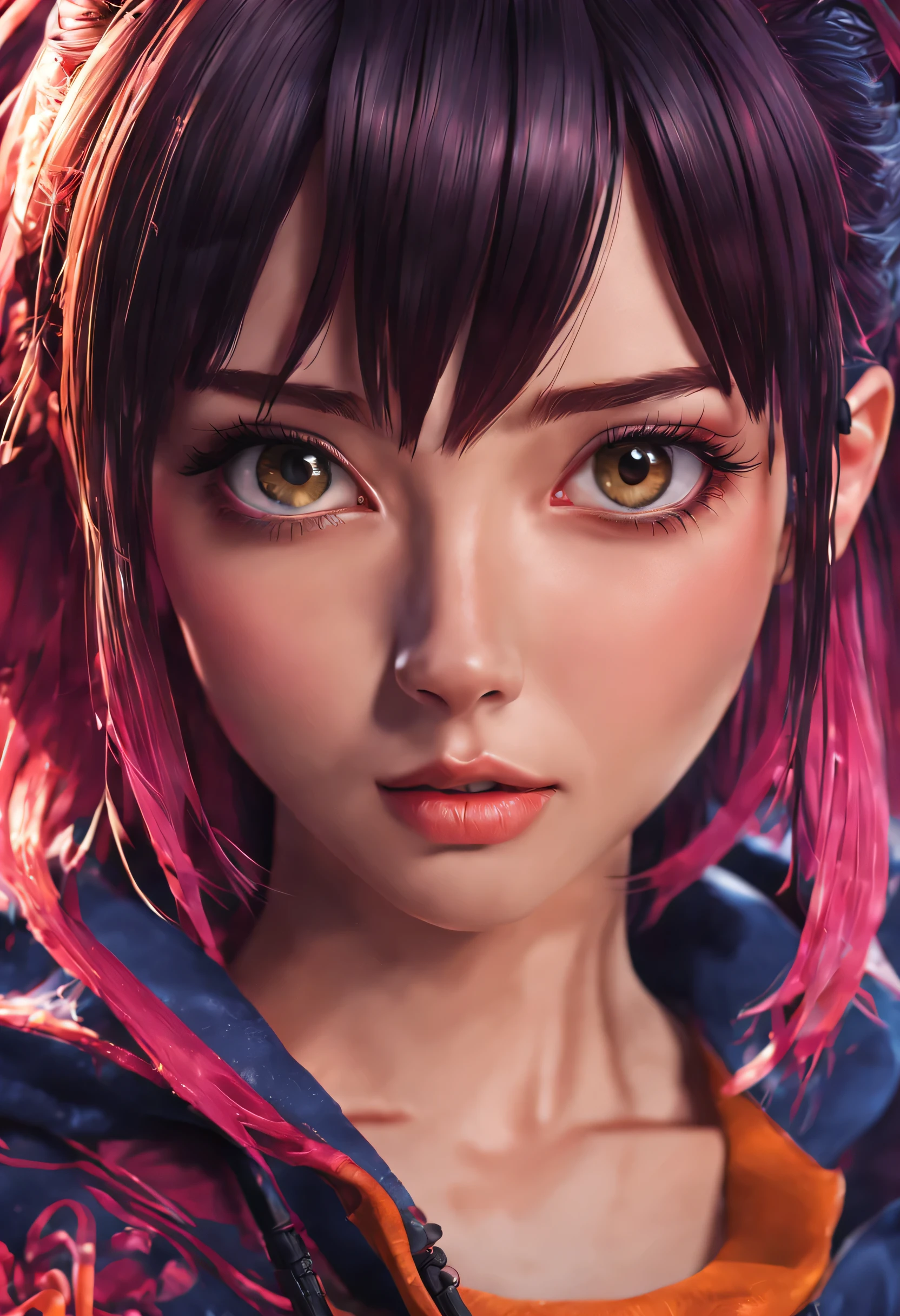 create an image demonstrating the style of ((Animecore)) style, hyper realism, 8k high definition, vibrant colors, sharp focus, insanely detailed