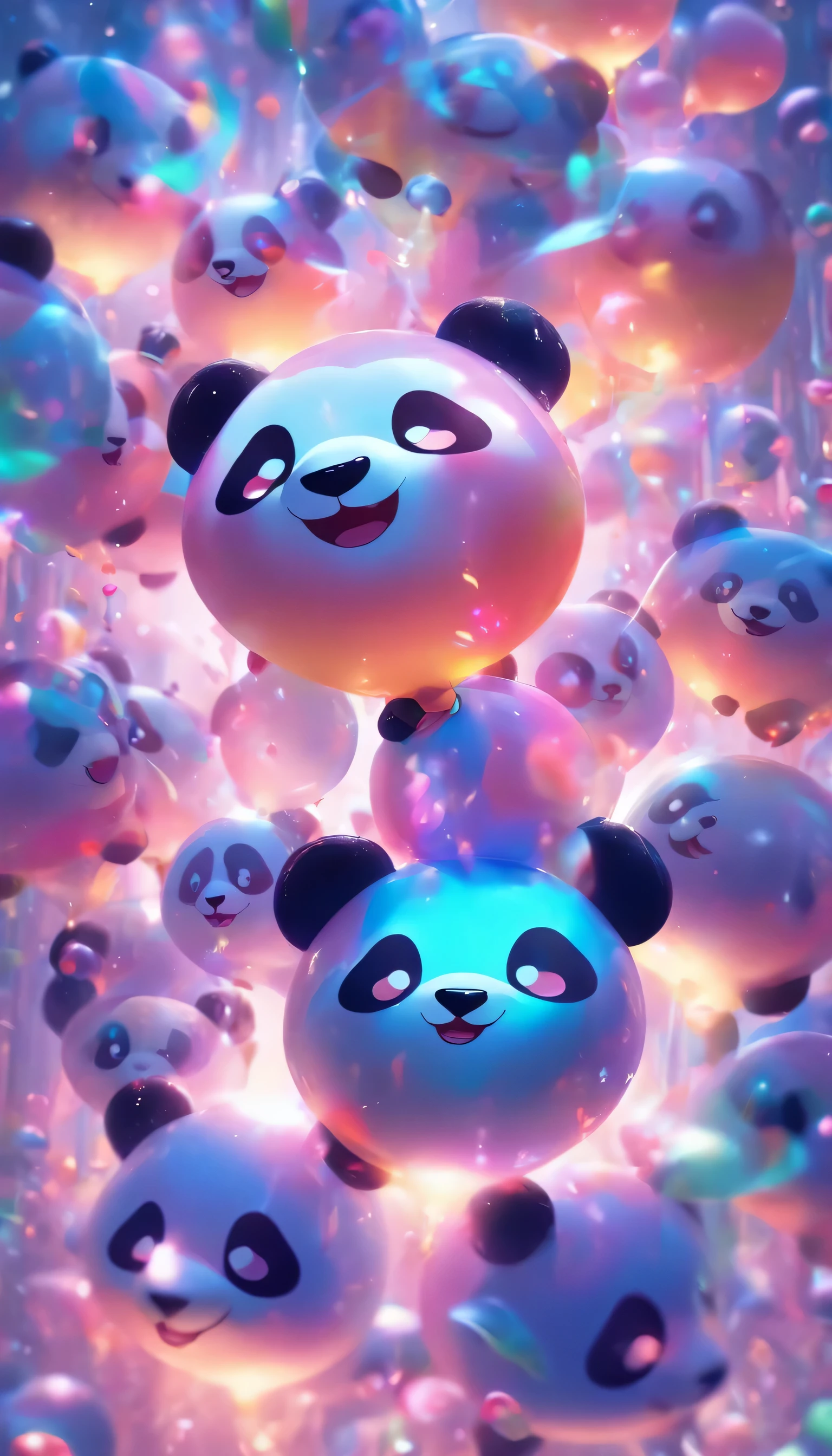 (((Inflatable panda hydrogen balloon floating in the air))),Clean,Intense contour Light,内部发Light,colorful,((best quality)), ((masterpiece)),Enhanced dynamic viewing angle,,发Light效果,super detailed,masterpiece,high quality,8k resolution,depth of field,Light,epic graphics,high quality,super detailed,Detailed pubic hair,accurate anatomy