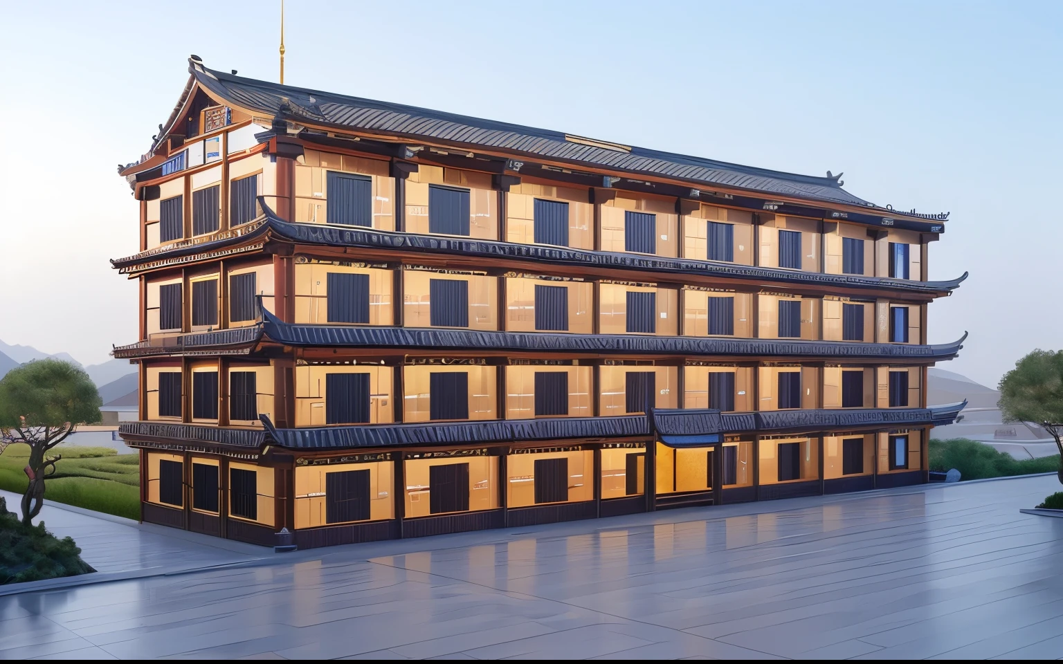 Wenshu Monastery Style Picture,8K