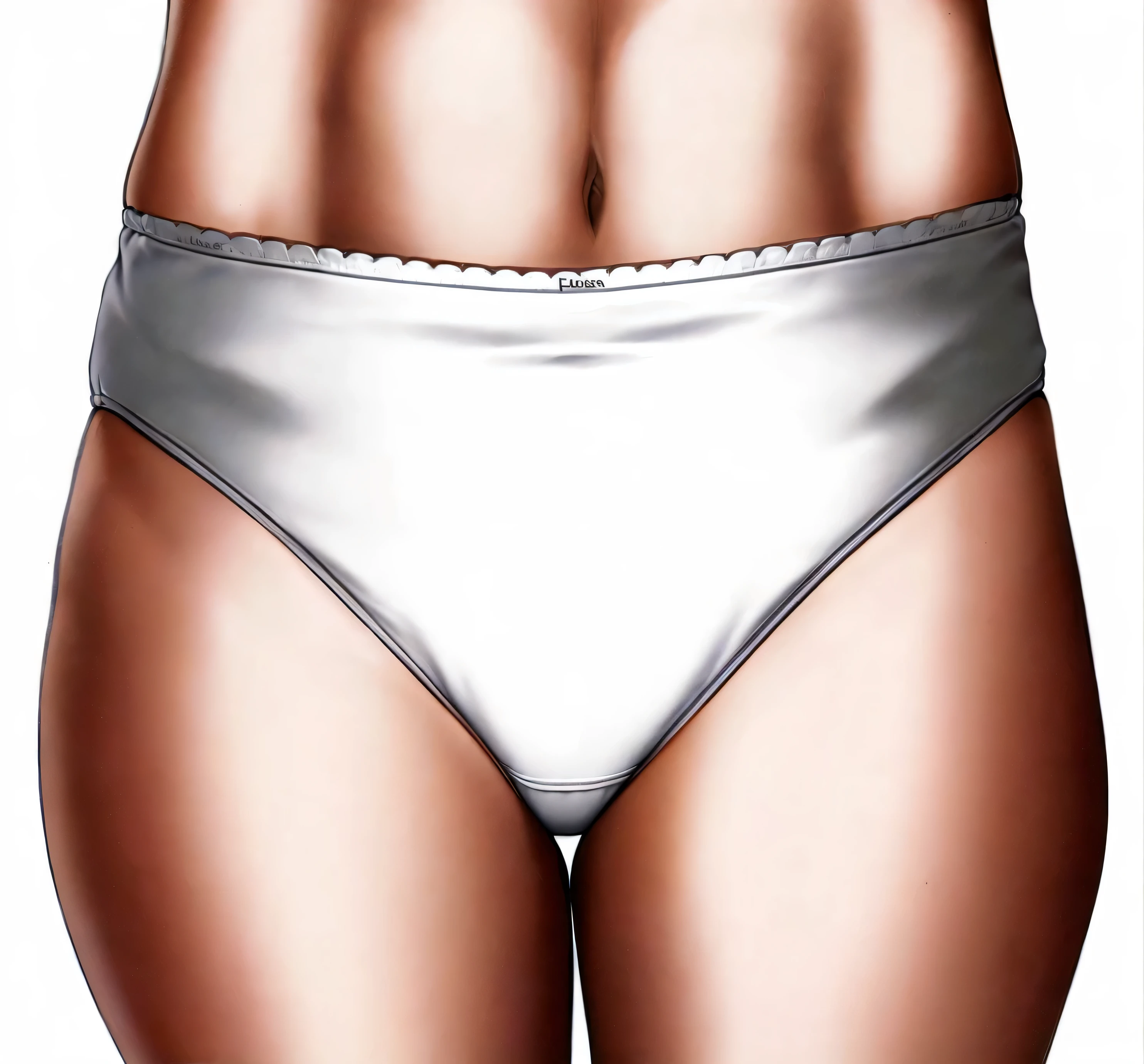 ((masterpiece, best quality)), ((33 year old)), (((Curvy))), (((Latina)), ((white high cut cotton panties)), (((Large Hips))), ((Cropped front shot )), (((realistic art style)))