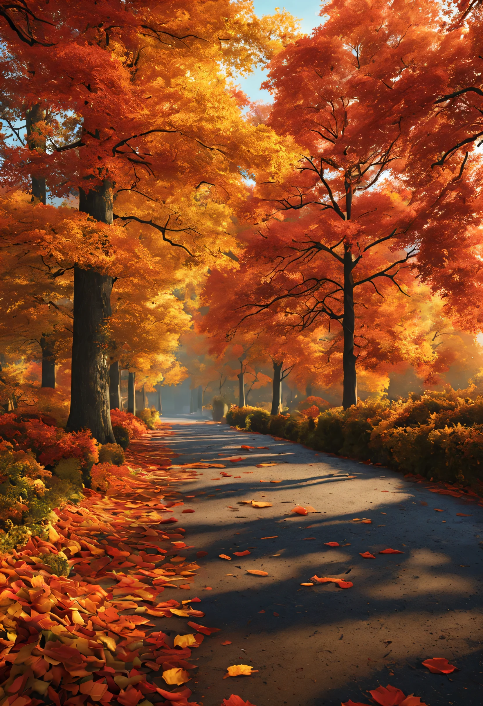 create an image demonstrating the style of ((Autumn)) style, hyper realism, 8k high definition, vibrant colors, sharp focus, insanely detailed