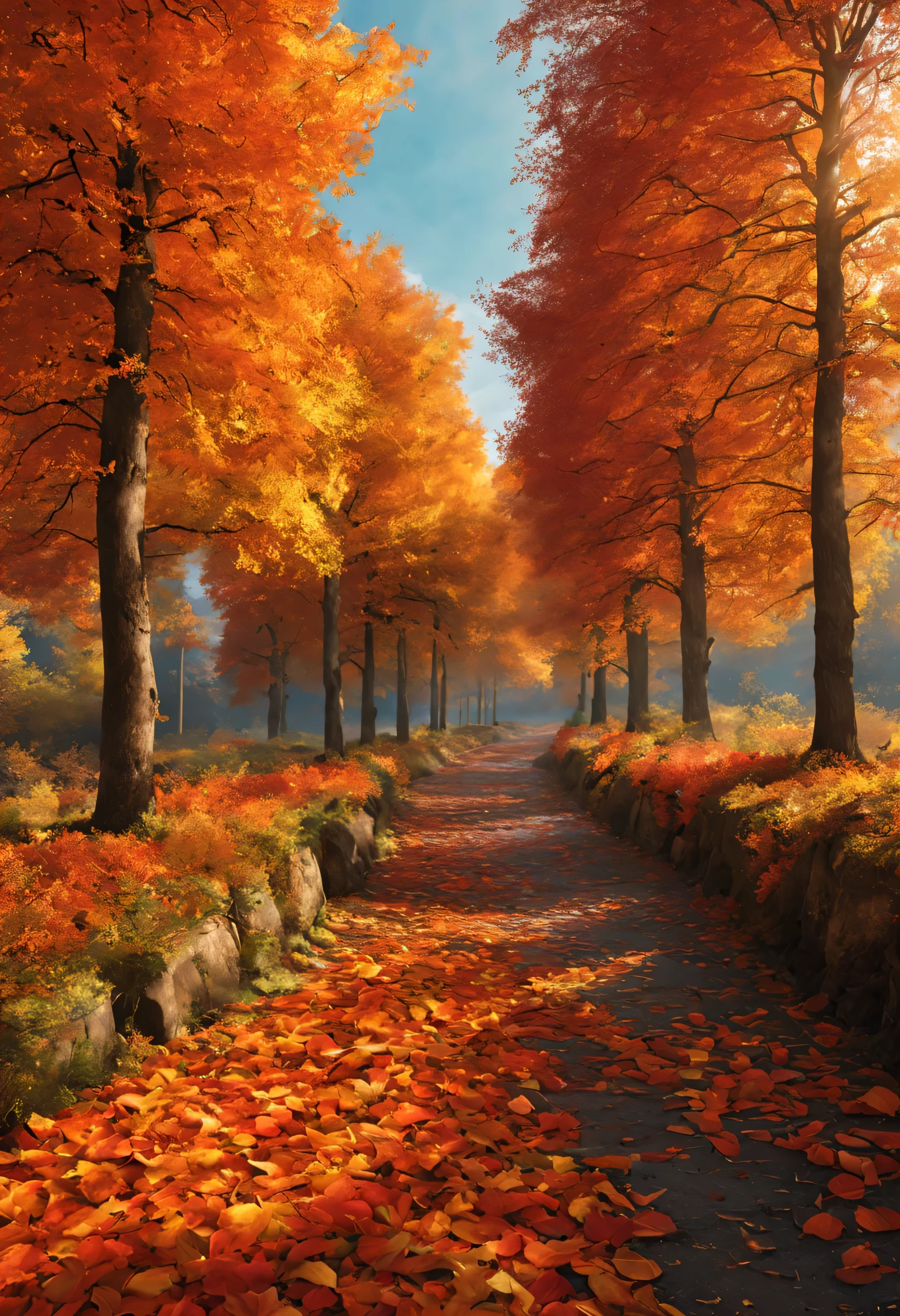 create an image demonstrating the style of ((Autumn Academia)) style, hyper realism, 8k high definition, vibrant colors, sharp focus, insanely detailed