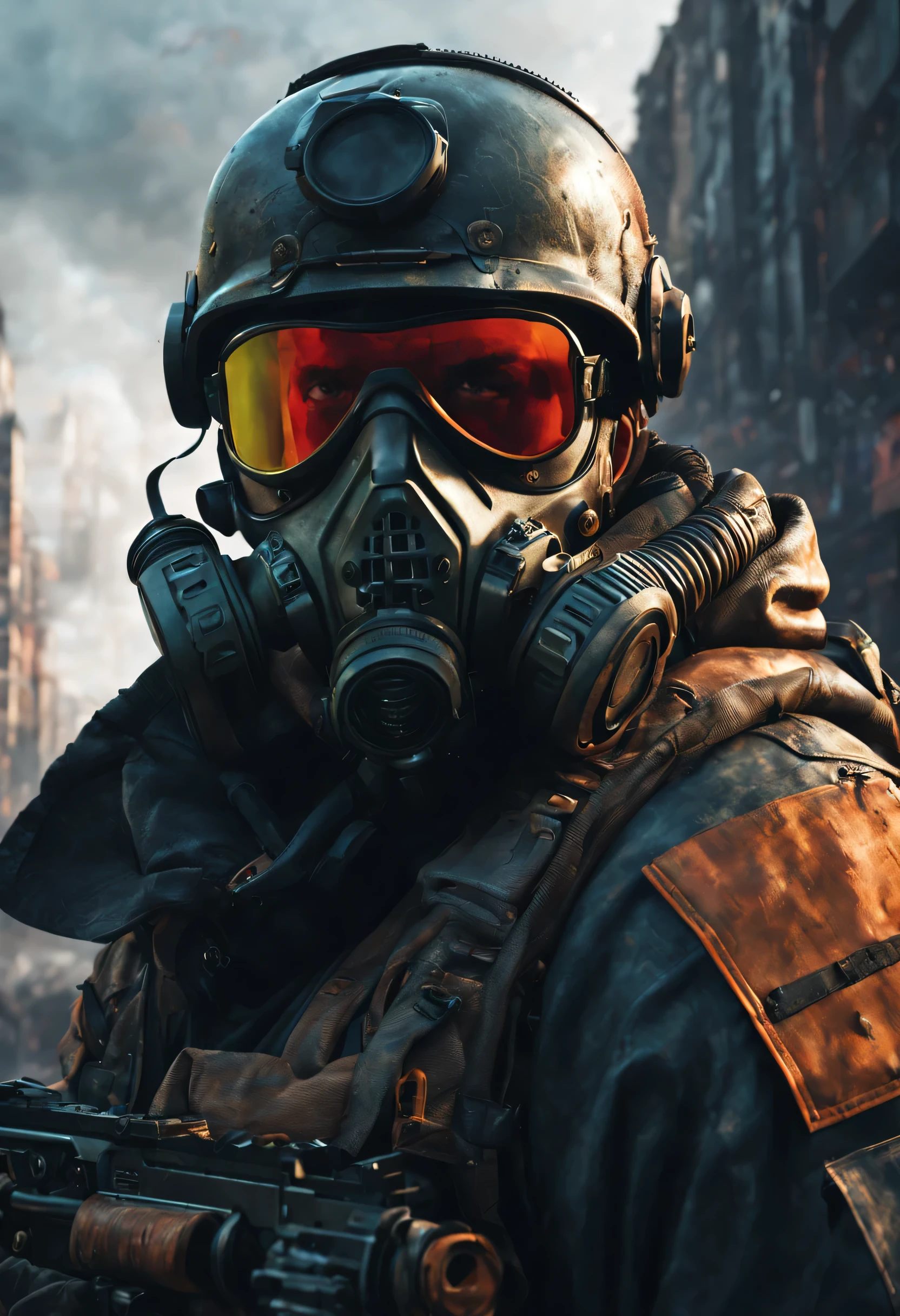 create an image demonstrating the style of ((Avant Apocalypse)) style, hyper realism, 8k high definition, vibrant colors, sharp focus, insanely detailed