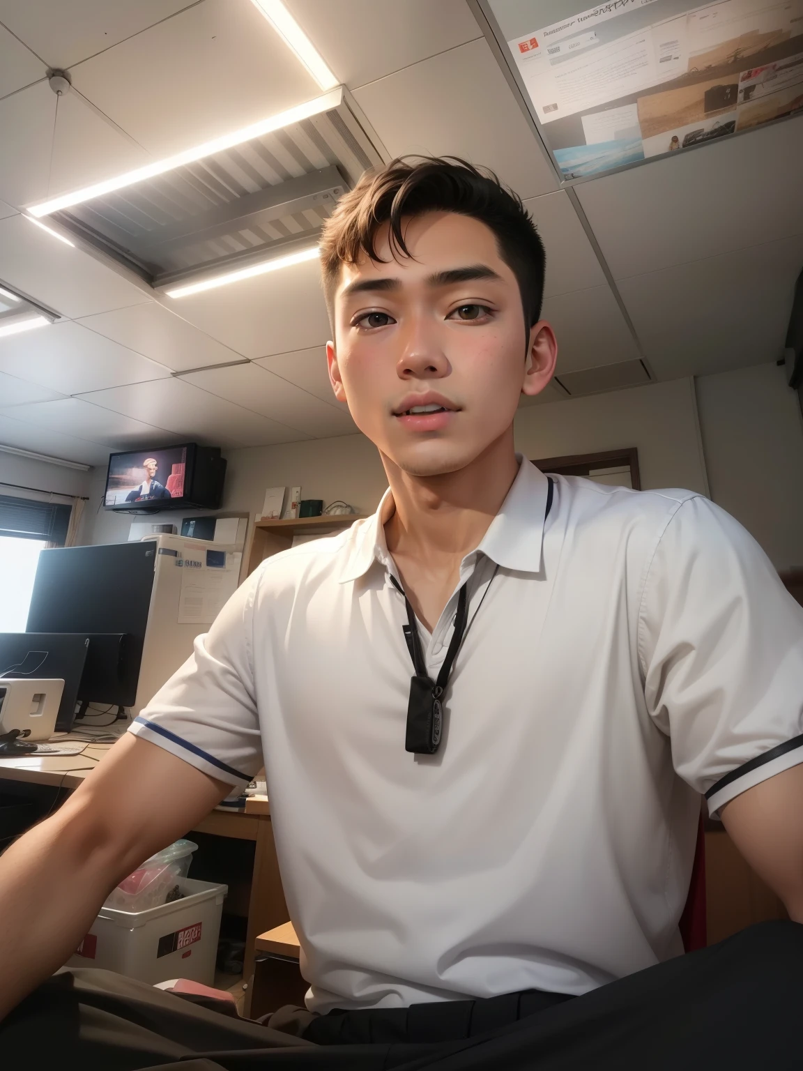 Change the background in Is Handsome boy teen,Thai person