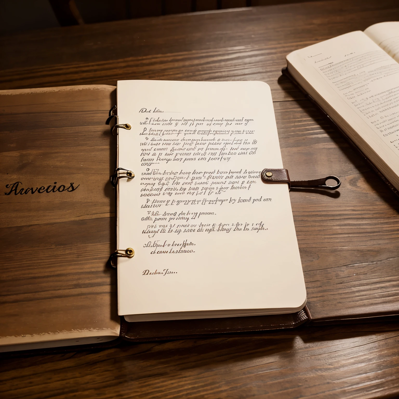 10 customised identical diaries with some words written on it is kept on a table