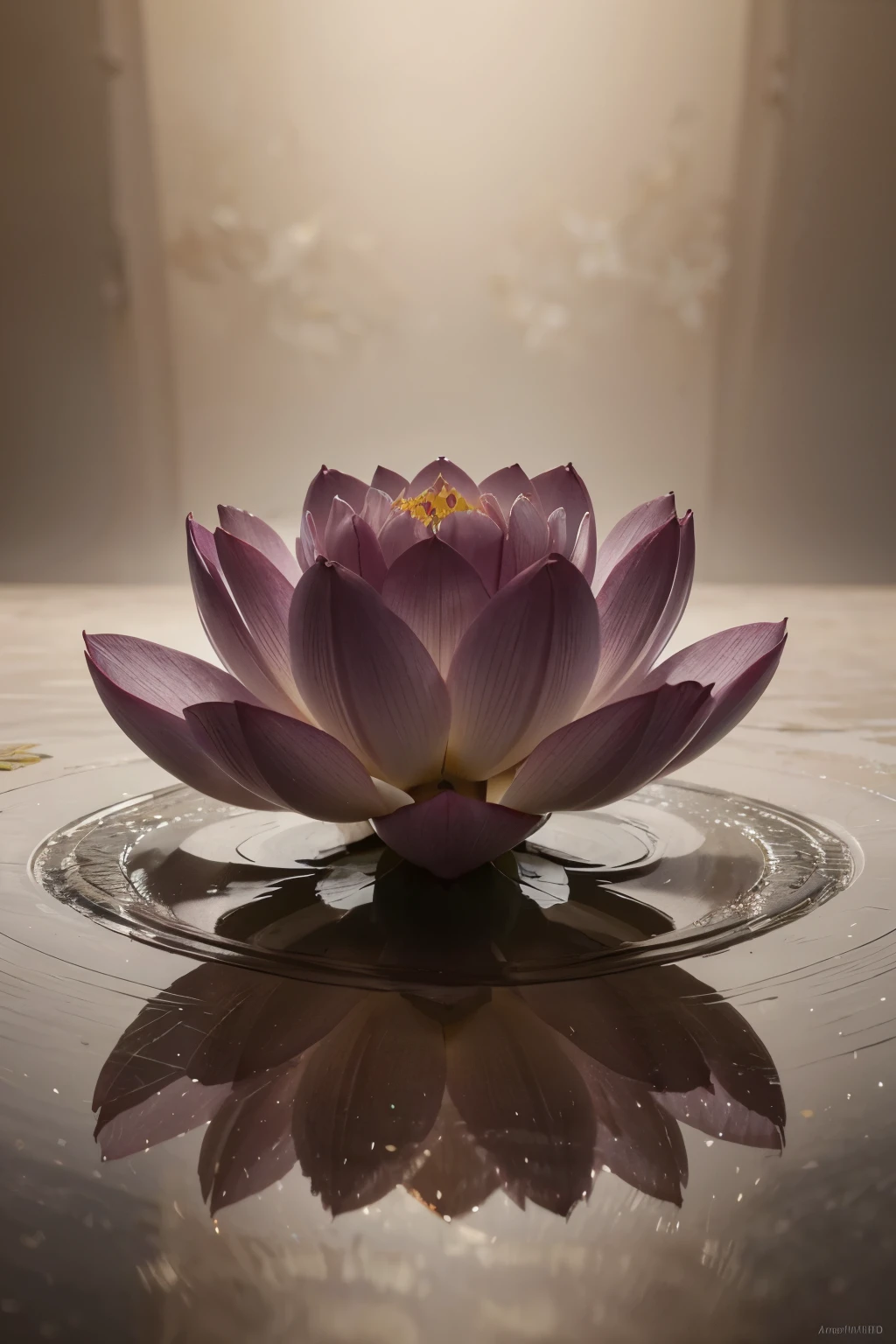 image archetypale de la fleur de lotus lotus, Masterpiece, best quality, High quality, wallpaper, extremely detailed 8k, profondeur de champ, HDR, aberration chromatique, Photorealism, Very detailed, complexe, high detail, spectaculaire, spirituel, Symbolisme, Dream