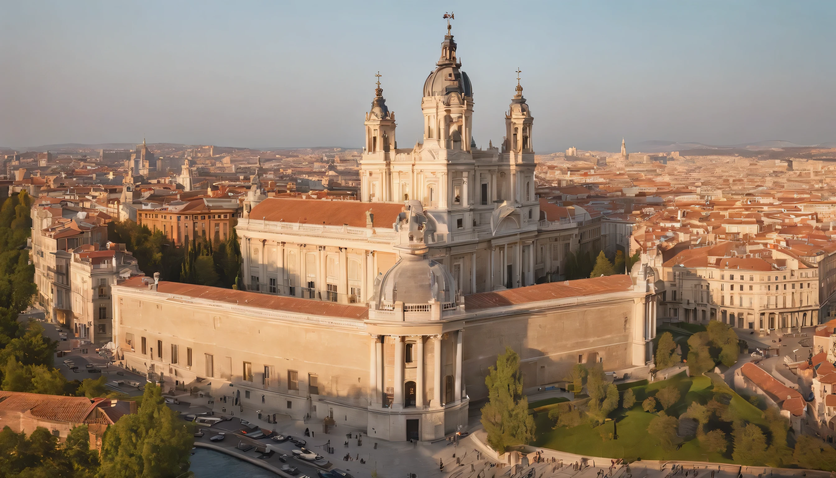 (Highly detailed CG Unity 8k wallpaper、masterpiece、highest quality、Super detailed)、(best lighting、best shadow、very delicate and beautiful)、highest quality、8k、Detailed facial depiction、masterpiece、highest quality、clear image quality、
madrid scenery'art district, Home of the Prado Museum and the Thyssen-Bornemisza Museum。