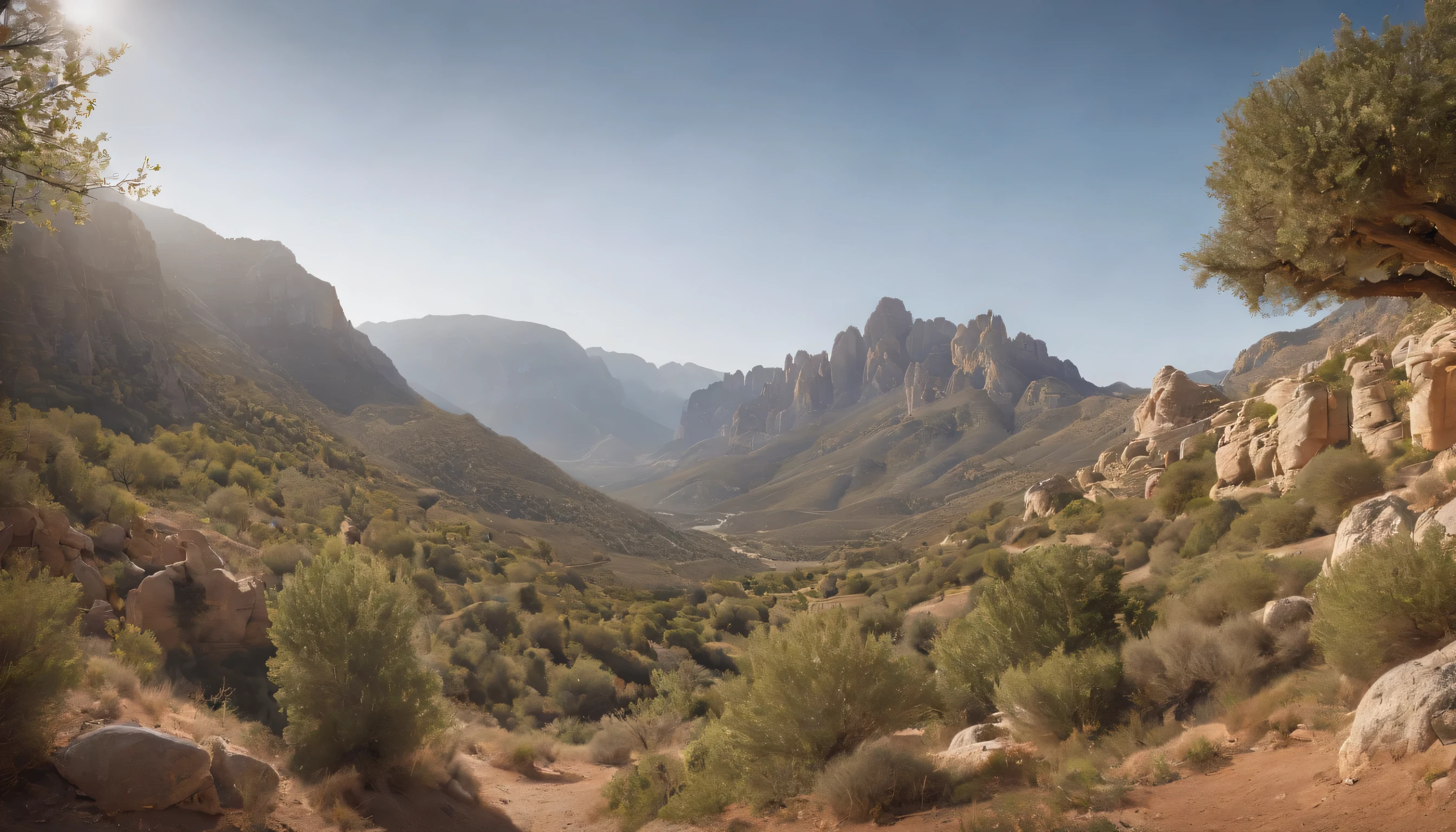 (Highly detailed CG Unity 8k wallpaper、masterpiece、highest quality、Super detailed)、(best lighting、best shadow、very delicate and beautiful)、highest quality、8k、Detailed facial depiction、masterpiece、highest quality、clear image quality、
Mallorca'Tramuntana mountains and surrounding landscape。
