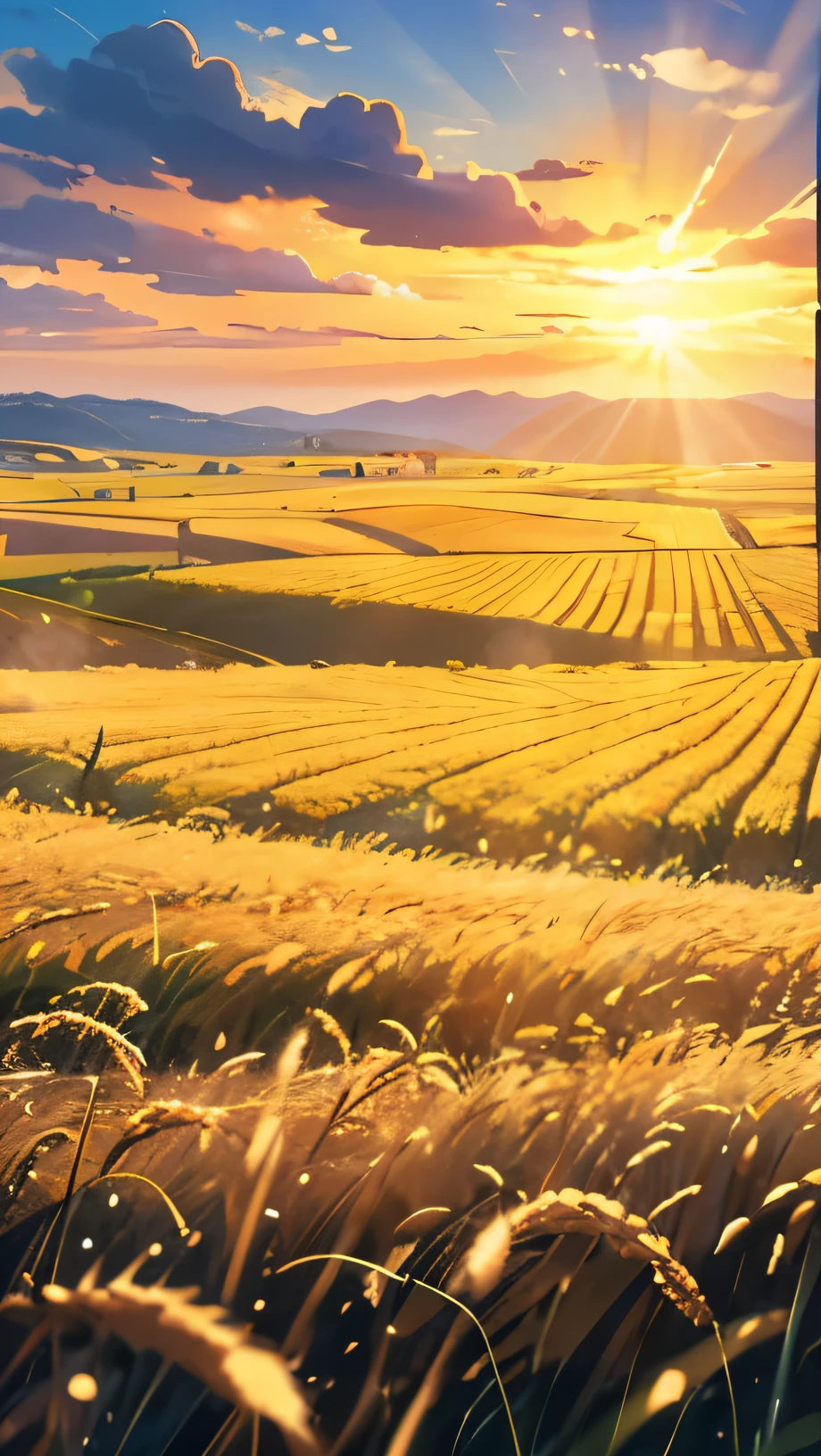 今天在意大利Tuscany拍摄的这张照片,The sun shines on the golden wheat field,A gentle breeze blew by,It seems to be telling the beauty of nature。The small town in the distance looks particularly charming against the blue sky and white clouds。 #Tuscany #Wheat field scenery #natural scenery |
| Image description | This photo was taken early in the morning,Sunlight through clouds,Splashes that cast light and shadow,Light up the whole wheat field。The small town in the distance is looming in the morning light,Add a touch of fantasy。photography angle low angle shot,Highlighting the vastness of the wheat fields。 |