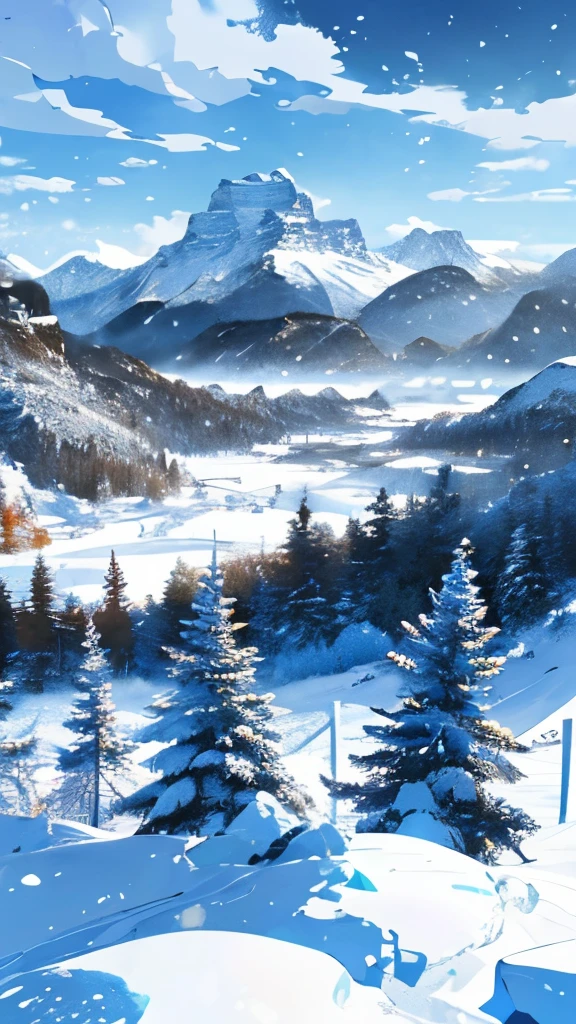 这是我在Canadarocky hills拍摄的一张梦幻照片，Snow-capped peaks are particularly spectacular in winter，Like a blanket of silver。The beauty of nature always makes people marvel。 #Canada #rocky hills #Winter scenery | | Image description | The mountain peaks in the photo are covered with thick snow，The surrounding trees are also covered with snow，A scene covered in silver。The sky in the distance is blue，There is not a trace of clouds，Looks extraordinarily pure。Photography angle low angle shot，Highlighting the splendor of the snow scene。 | | title | 「snowy rocky」：Canada大自然的冬日景色 |