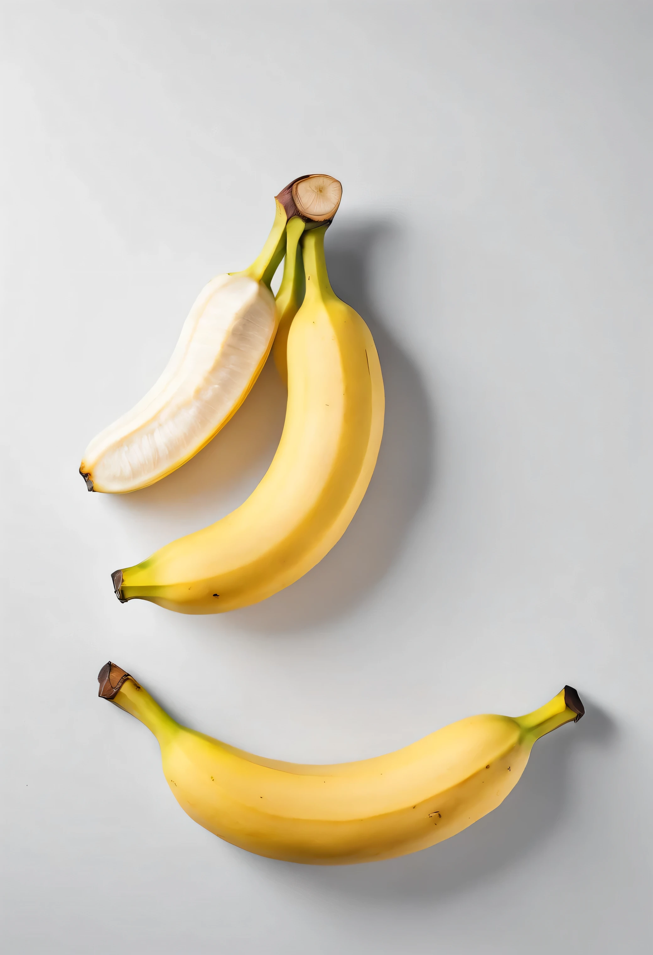 banana, white background