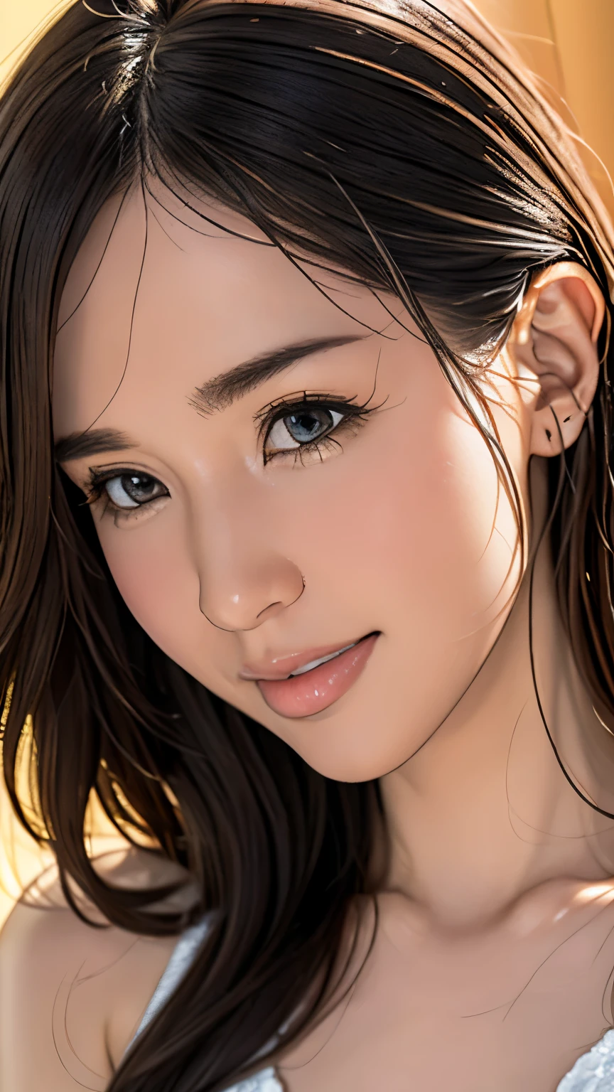 "Enhance quality and detail、create great work, A masterpiece of high-resolution CG that expresses ultra-realistic textures and detailed designs.."
(Prompt 1: "Enhance quality and detail，Create stunning high-resolution CG masterpieces，Features ultra-realistic texture and sophisticated design。")、smile with your mouth closed