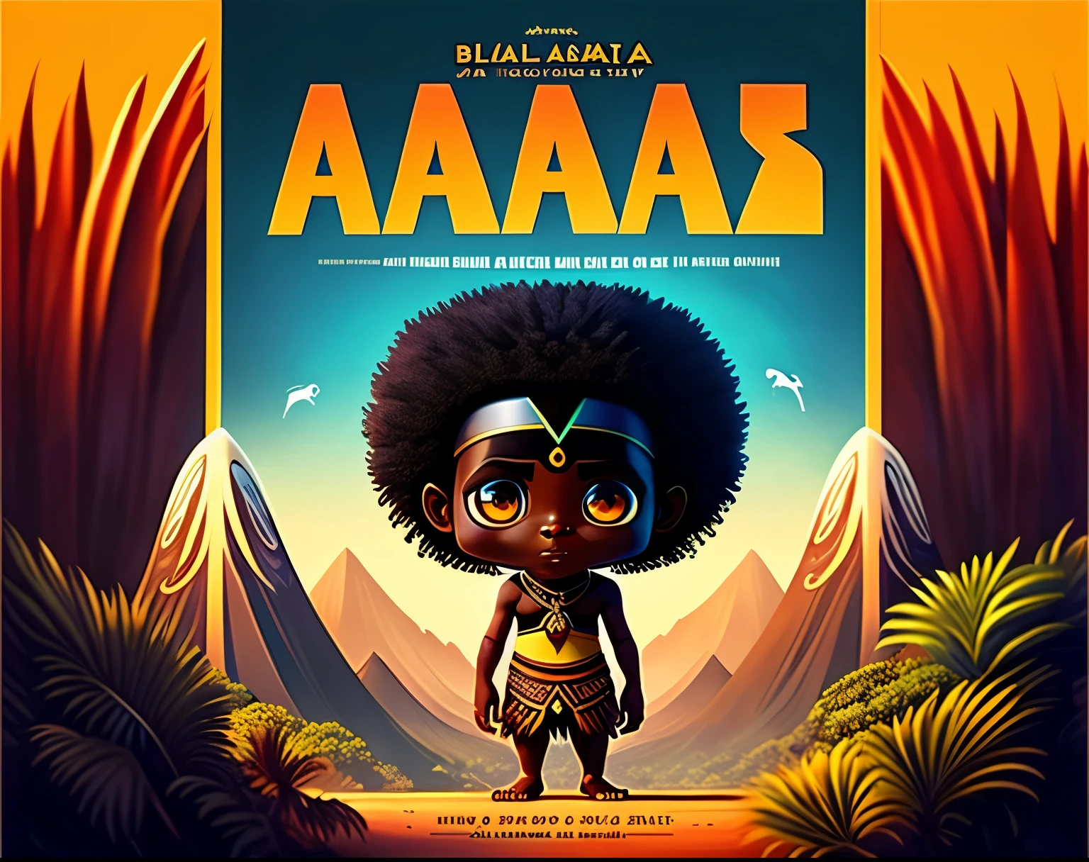 Disney Pixar Posters Movie , title: Black Asmat