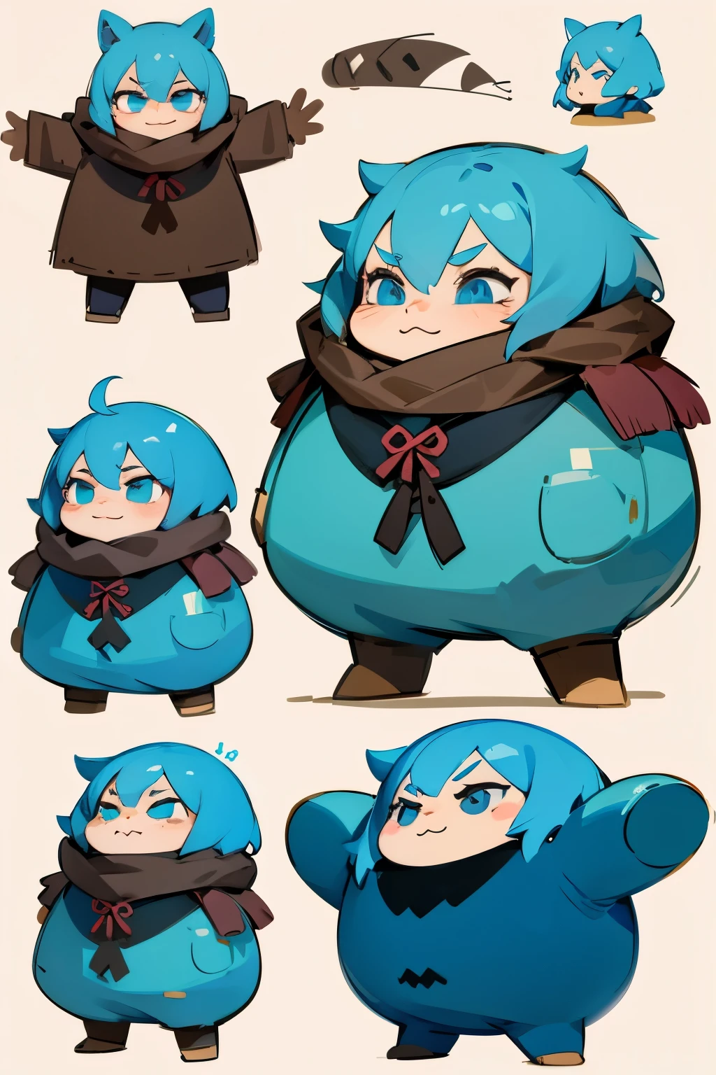 character design drawings, English, 2d