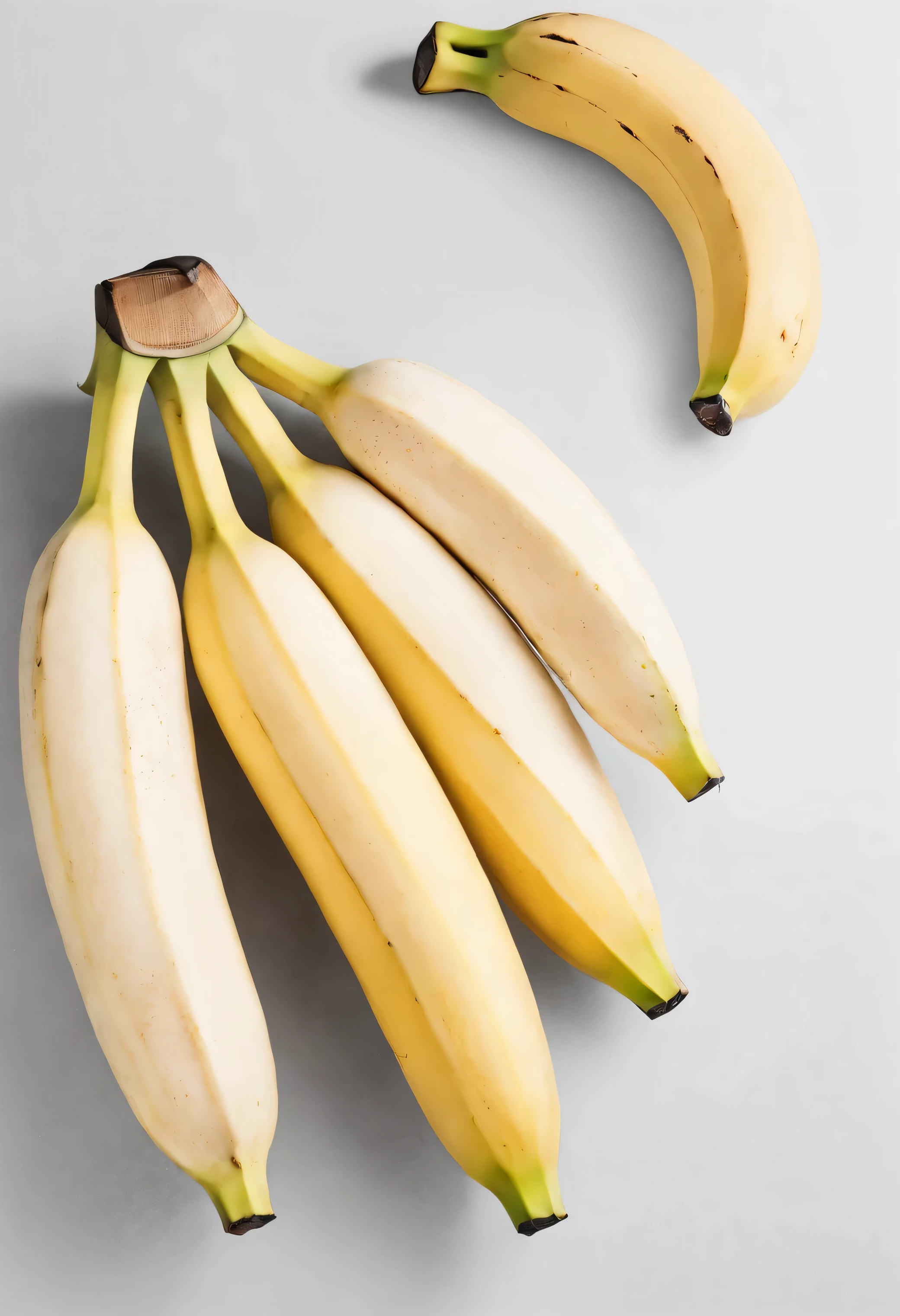 banana, white background