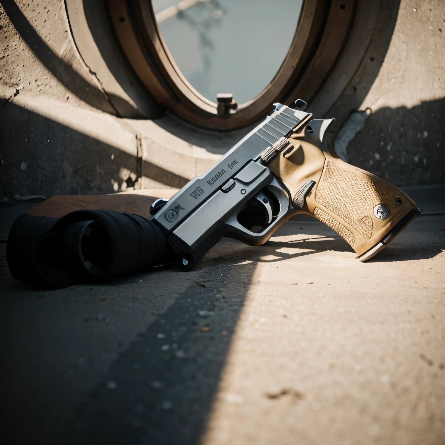 Wallpaper of pistol
