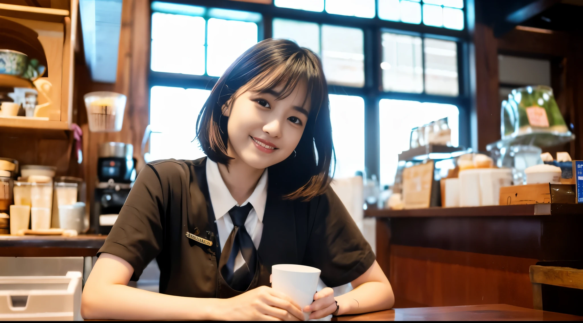 Please keep your right hand, which is holding the cup, clean.