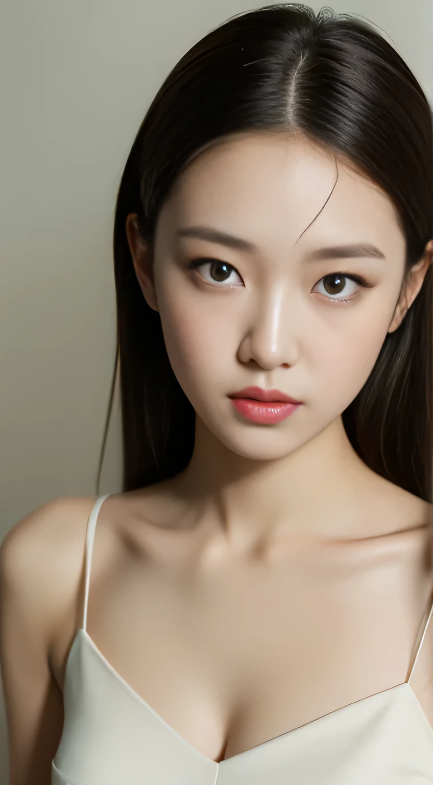super clear resolution,highest quality,clear eyes,simple face,lip gloss,That's a perfect face,white skin,nice chest,with perfect legs,Skirts of different colors,random environment