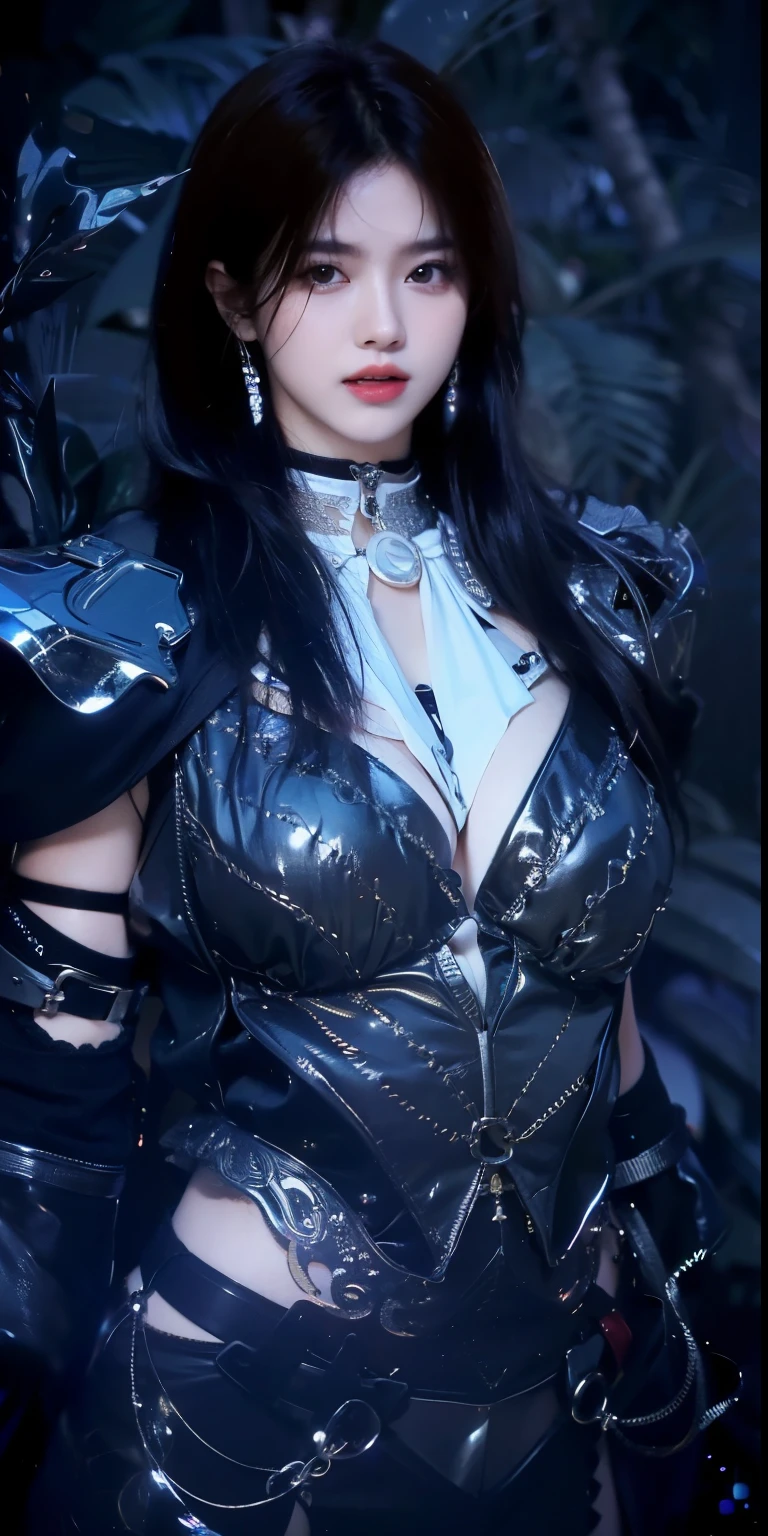 (8k, RAW photo, photorealistic:1.25) ,( lipgloss, eyelashes, glosace, glossy skin, best quality, ultra highres, depth of field, chromatic aberration, caustics, Broad lighting, natural shading, Kpop idol) looking at the audience With serenity and goddess-like bliss, big breastig breastig titull body,