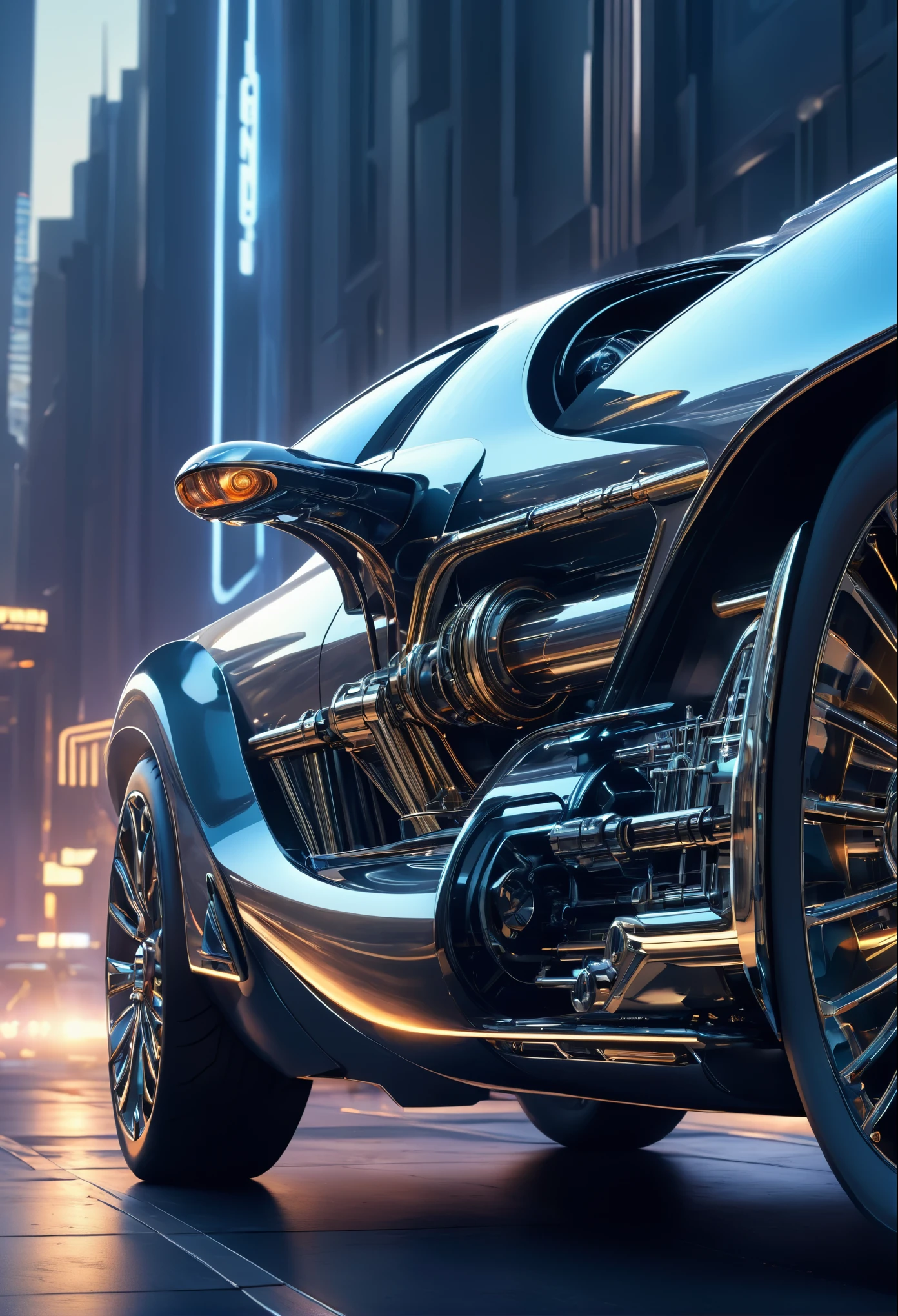 art deco design,gatling gun,Futuristic concept car,Streamline modernity,abstraction,modern style,Luxury and luxury,atmosphere like futuristic decorative elements,Digital Line,sci fi light,virtual engine,Unreal Rendering