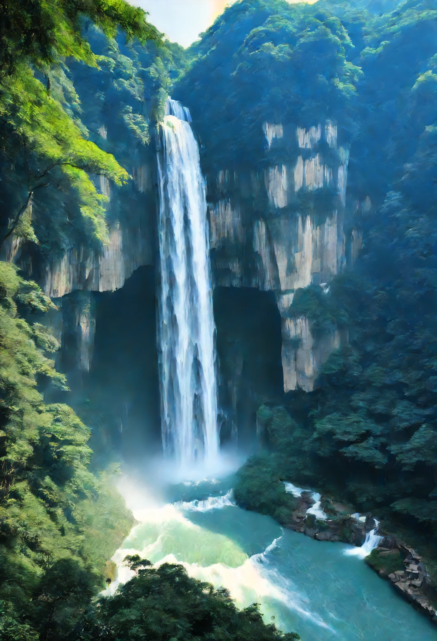 The name of Huangguoshu Waterfall comes from the &quot;Huangguoshu&quot; which is widely distributed in the local area.，Baishuihe Waterfall in ancient times，Also known as &quot;Huanggeshu&quot; Waterfall or &quot;Huanggeshu&quot; Waterfall。Huangguoshu Waterfall Group consists of multiple waterfalls，Among them, Huangguoshu Waterfall is the largest first-level waterfall.。Huangguoshu Waterfall is not only famous for its huge water force，还因其独特的自然景view而备受游客青睐。Visitors can enjoy the magnificent view of the waterfall from different directions，Including the peculiar natural connection of Shuilian Cave，Enables visitors to listen from inside and outside the cave、view、Touch the waterfall。