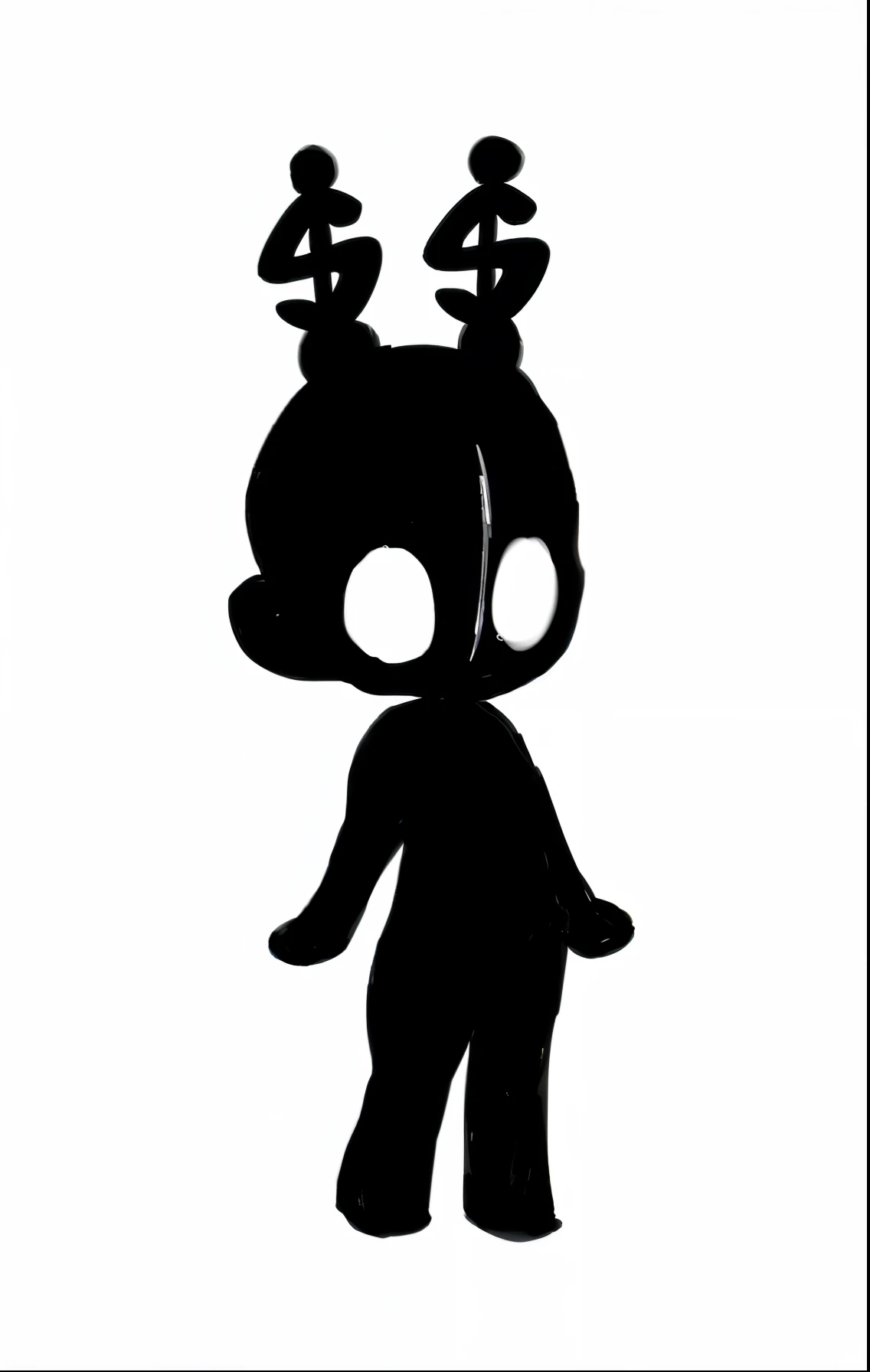 3D, toy, Bearbrick, display, devil, 