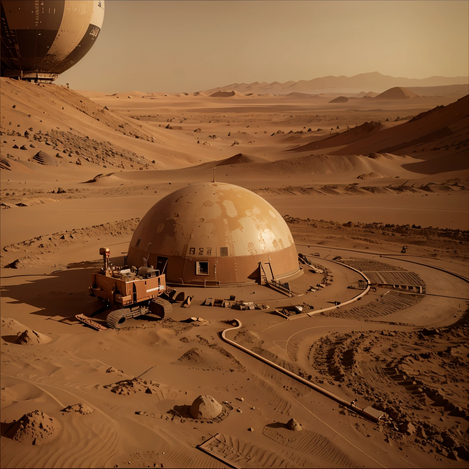 Construction on Mars. realistically 