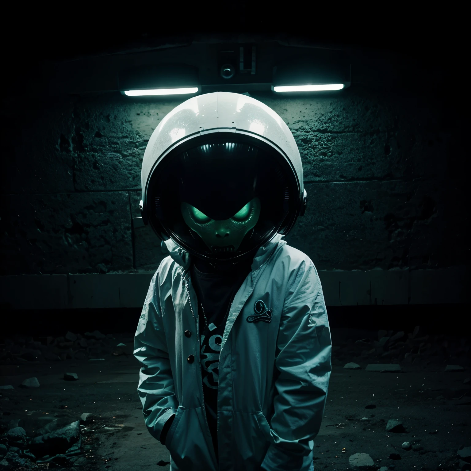 Alien puking