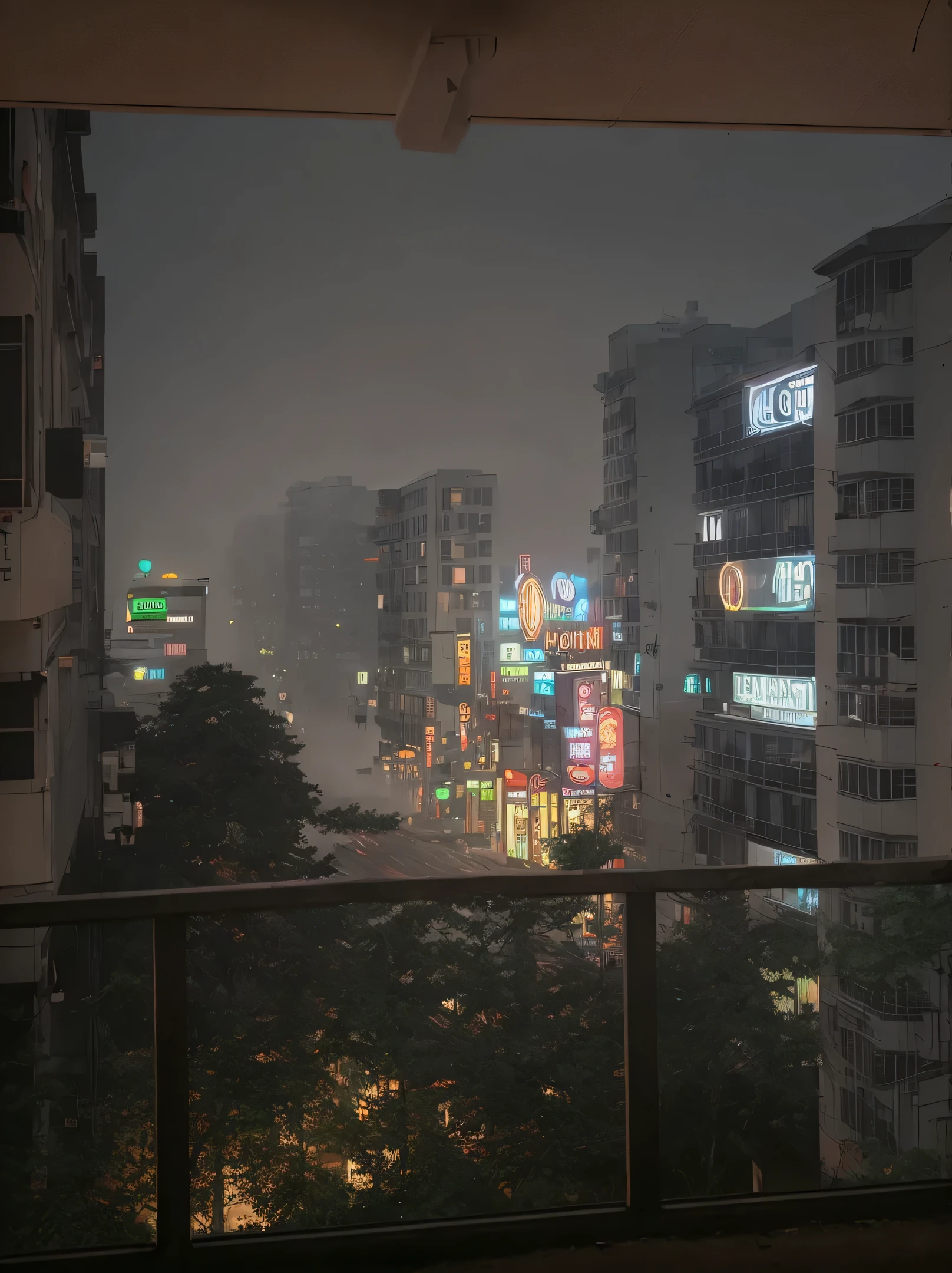 Young smoker, scenery background with neon signs, neon lights, neo noir, noir, smoke, cigarette, foggy background, realistic, stylish, rutkowski, hdr, intricate details, hyperdetailed, cinematic, rim light, asphalt post rain, dark sky, dark atmosphere, dark city, night