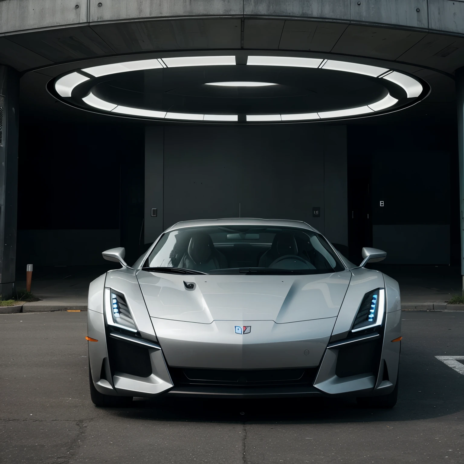 A futuristic car