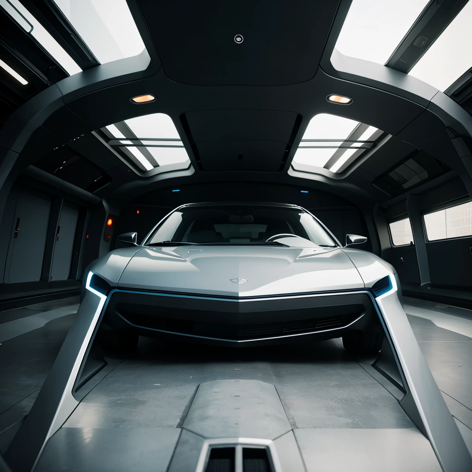 A futuristic car