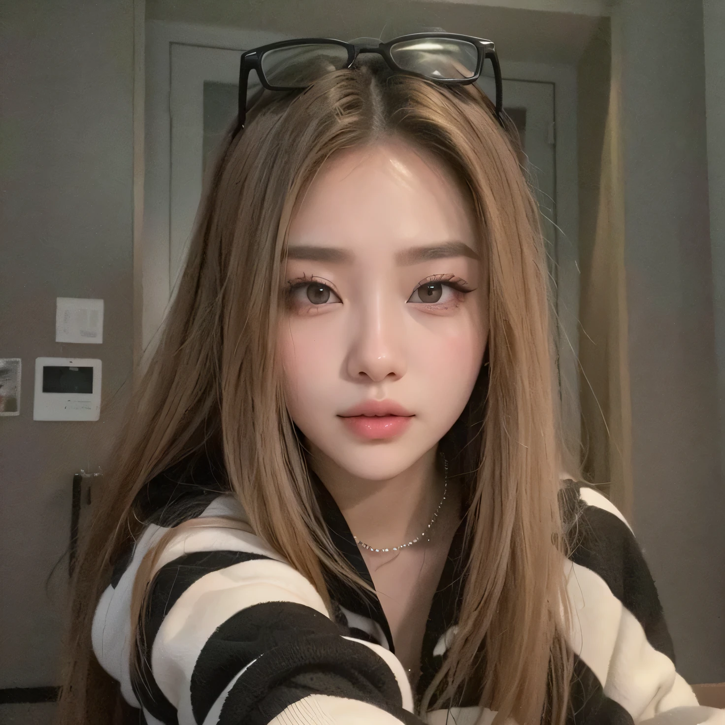 (Best quality,16k,A high resolution,Masterpiece:1.2),Ultra-detailed,(Realistic,Photorealistic,photo-realistic:1.37),Korean fashion beauty,Japanese and Korean beauties,cute and innocent,Detailed eyes and face,beautiful detailed lips,Long eyelashes,slimification,fashionable in dressing,Plump upper circumference,(Lovely,Charming:1.1),Colorful street background,Stylish clothes and accessories,Portrait style photography,Vivid colors,Street lights.