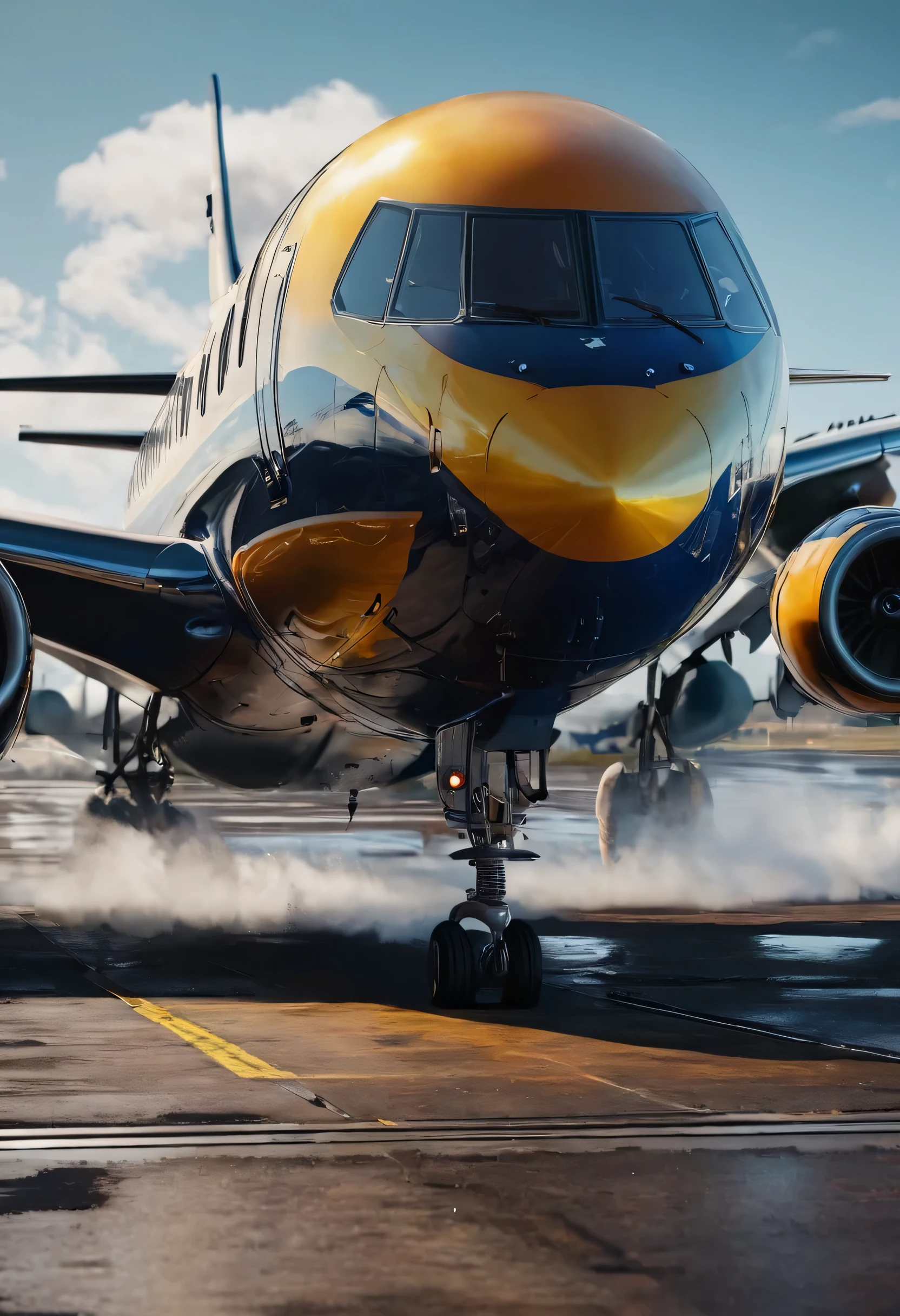 create an image demonstrating the style of ((Bombardier)) style, hyper realism, 8k high definition, vibrant colors, sharp focus, insanely detailed