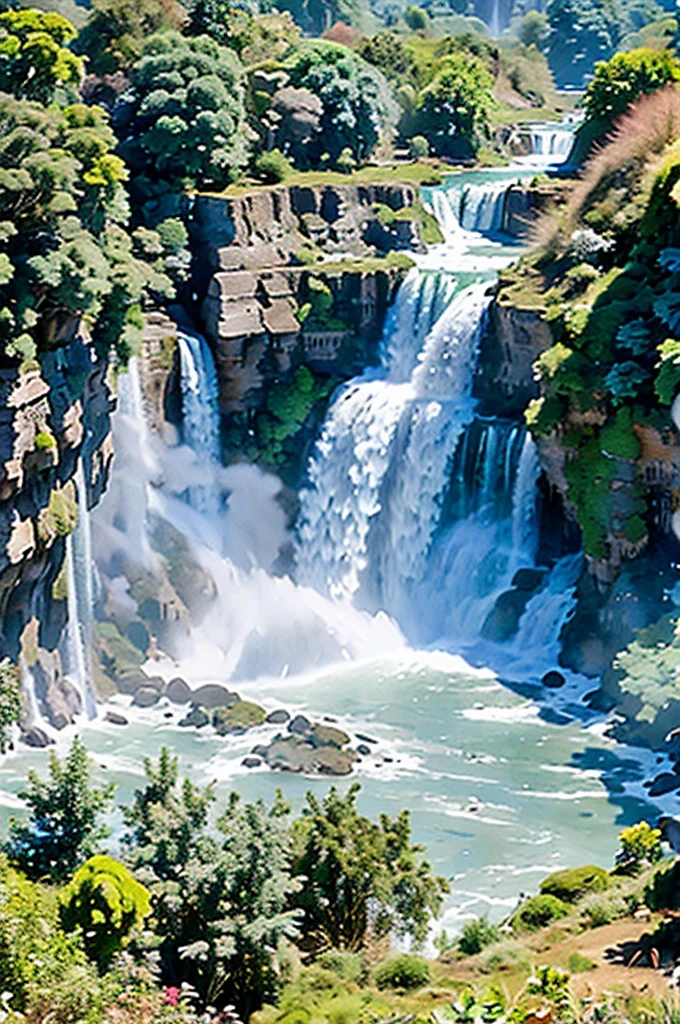 best quality,4k,high resolution,masterpiece:1.2,super detailed,actual:1.37,(fall:1.5),fall,Lush green plants,flowing water,soak,sparkling water droplets,Beautiful and detailed,Beautiful and detailed,water splash,Emerald Pool,Dynamic movement,vitality,Calm expression,,ethereal lights,bright colors,contrast,Refreshing,unforgettable moments,close up,time freeze,emotional,Poetic,photography