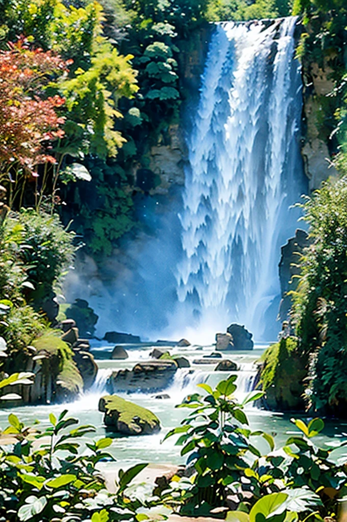 best quality,4k,high resolution,masterpiece:1.2,super detailed,actual:1.37,(fall:1.5),fall,Lush green plants,flowing water,soak,sparkling water droplets,Beautiful and detailed,Beautiful and detailed,water splash,Emerald Pool,Dynamic movement,vitality,Calm expression,,ethereal lights,bright colors,contrast,Refreshing,unforgettable moments,close up,time freeze,emotional,Poetic,photography