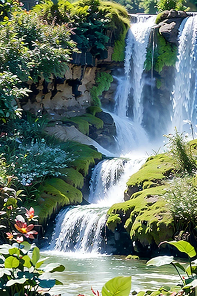 best quality,4k,high resolution,masterpiece:1.2,super detailed,actual:1.37,(fall:1.5),fall,Lush green plants,flowing water,soak,sparkling water droplets,Beautiful and detailed,Beautiful and detailed,water splash,Emerald Pool,Dynamic movement,vitality,Calm expression,,ethereal lights,bright colors,contrast,Refreshing,unforgettable moments,close up,time freeze,emotional,Poetic,photography