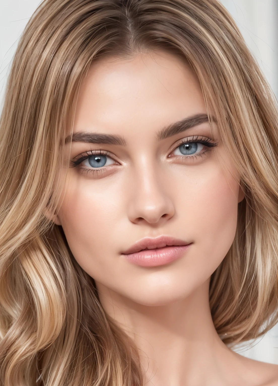 a close up of a woman with long blonde hair and a diamond necklace, detailed realistic face, realistic detailed face, realistic beautiful face, highly detailed realistic face, detailed and realistic face, realistic and detailed face, beautiful realistic face, photorealistic beautiful face, face realistic, realistic perfect face, detailed and realistic faces, ultra realistic face, beautiful and realistic face, human realistic face