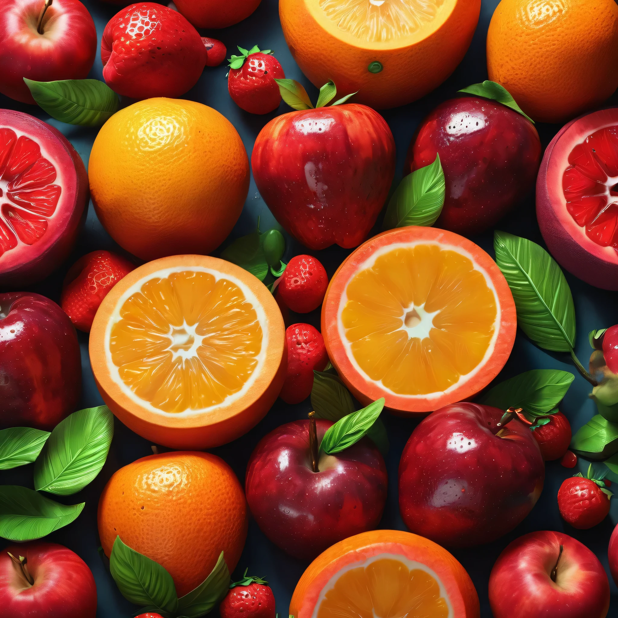 create an image demonstrating the style of ((Fruitcore)) style, hyper realism, 8k high definition, vibrant colors, sharp focus, insanely detailed