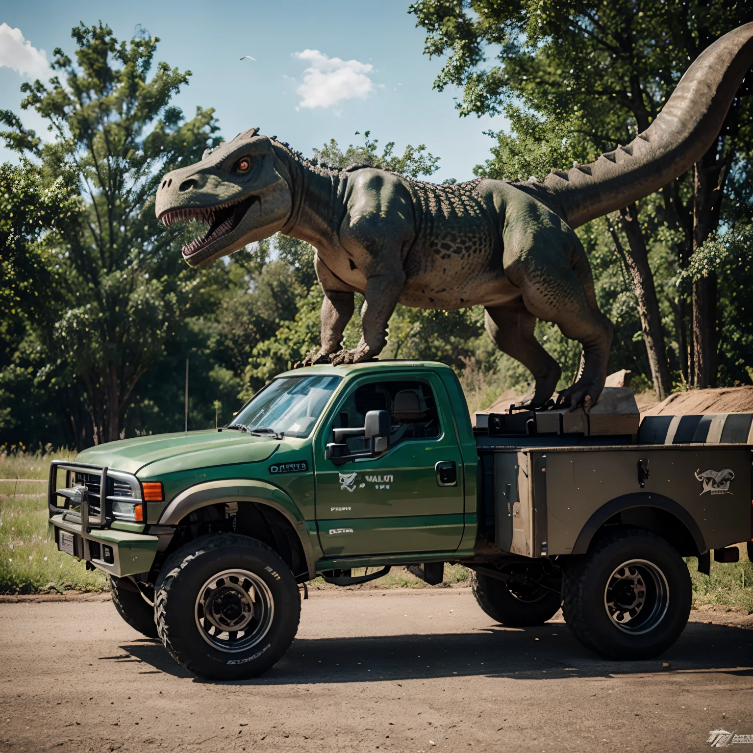 Dinosaur Truck Bike