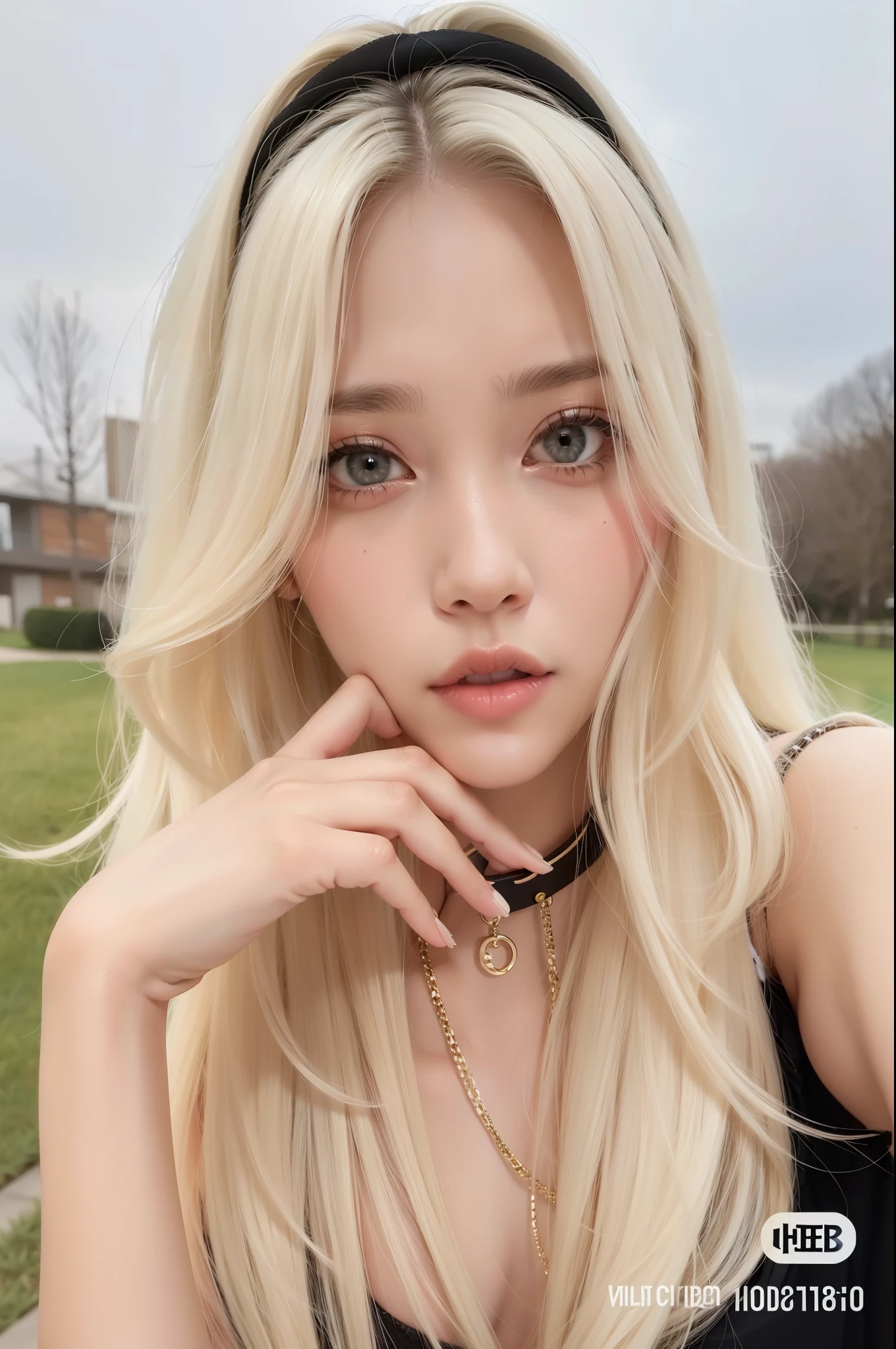 un primer plano de una mujer con cabello rubio y un top negro, chica perfecta de pelo blanco, ava max, una chica con cabello rubio, con pelo largo y rubio, con el pelo largo y blanco, chica con pelo blanco, extremely pale blonde hair, pelo largo y rubio y ojos grandes, retrato de kim petras, con pelo largo y blanco, very very pale blonde hair